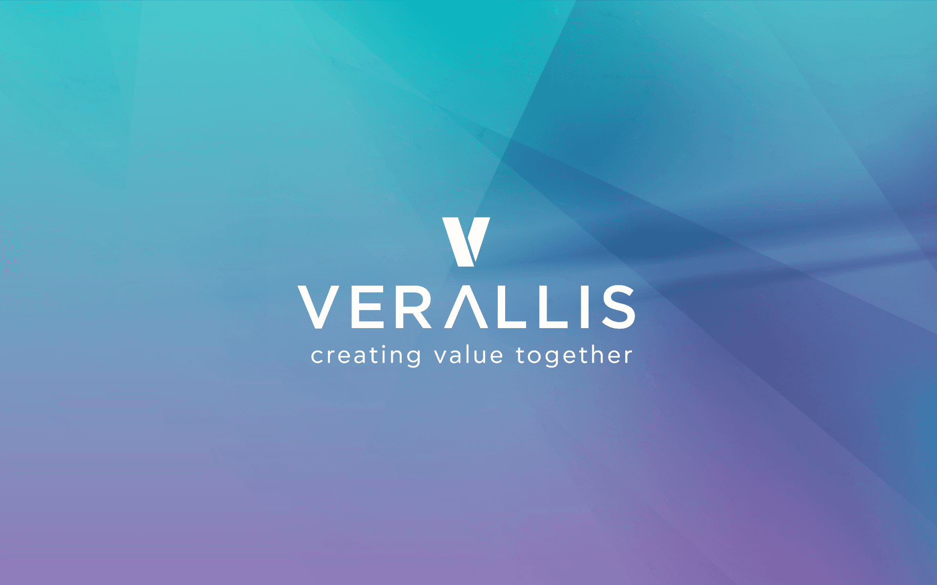 VERALLIS logo on a gradient background, reflecting the brand’s modern and dynamic identity