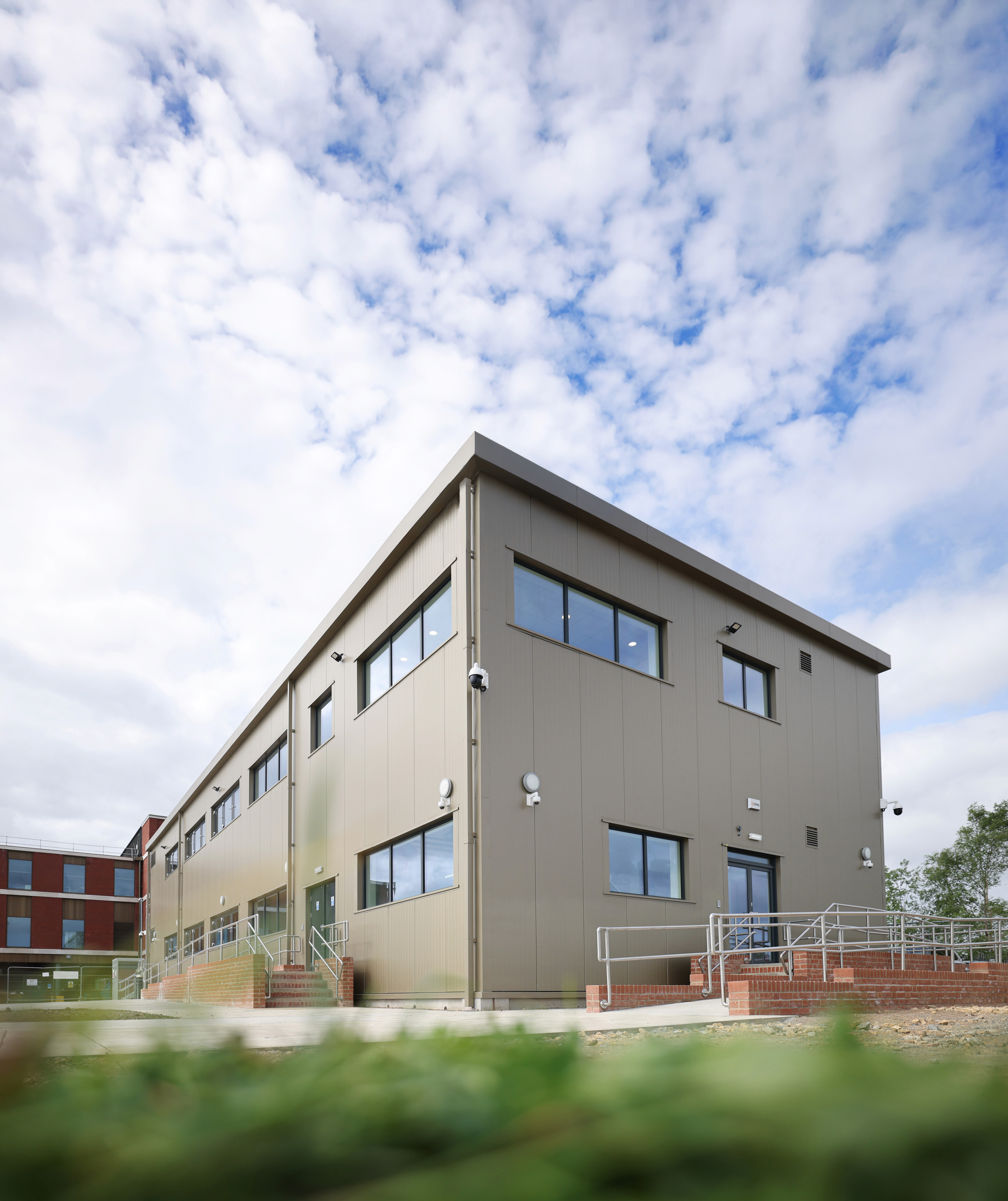 The exterior of CPI's RNA Centre of Excellence in Darlington.