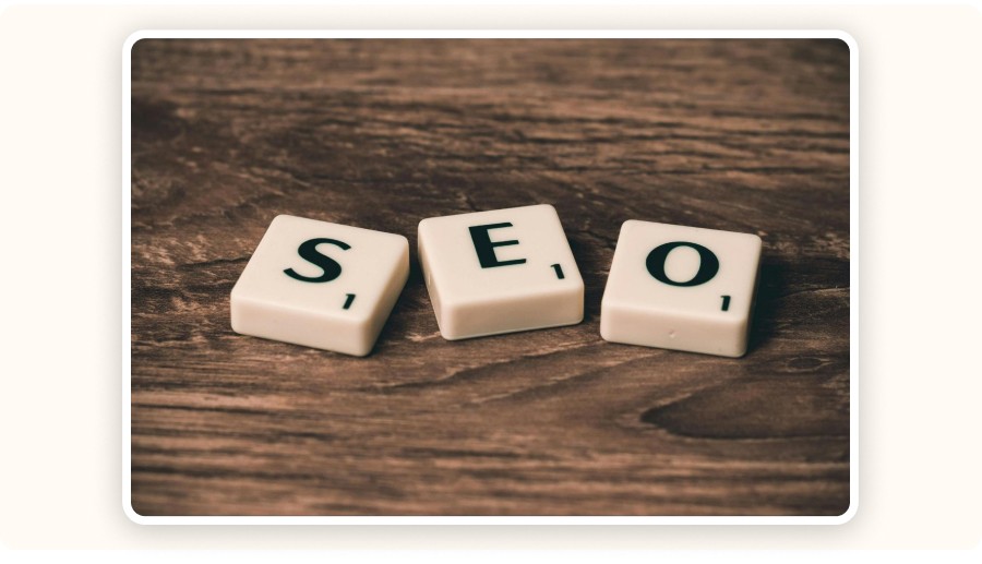 The word “SEO”