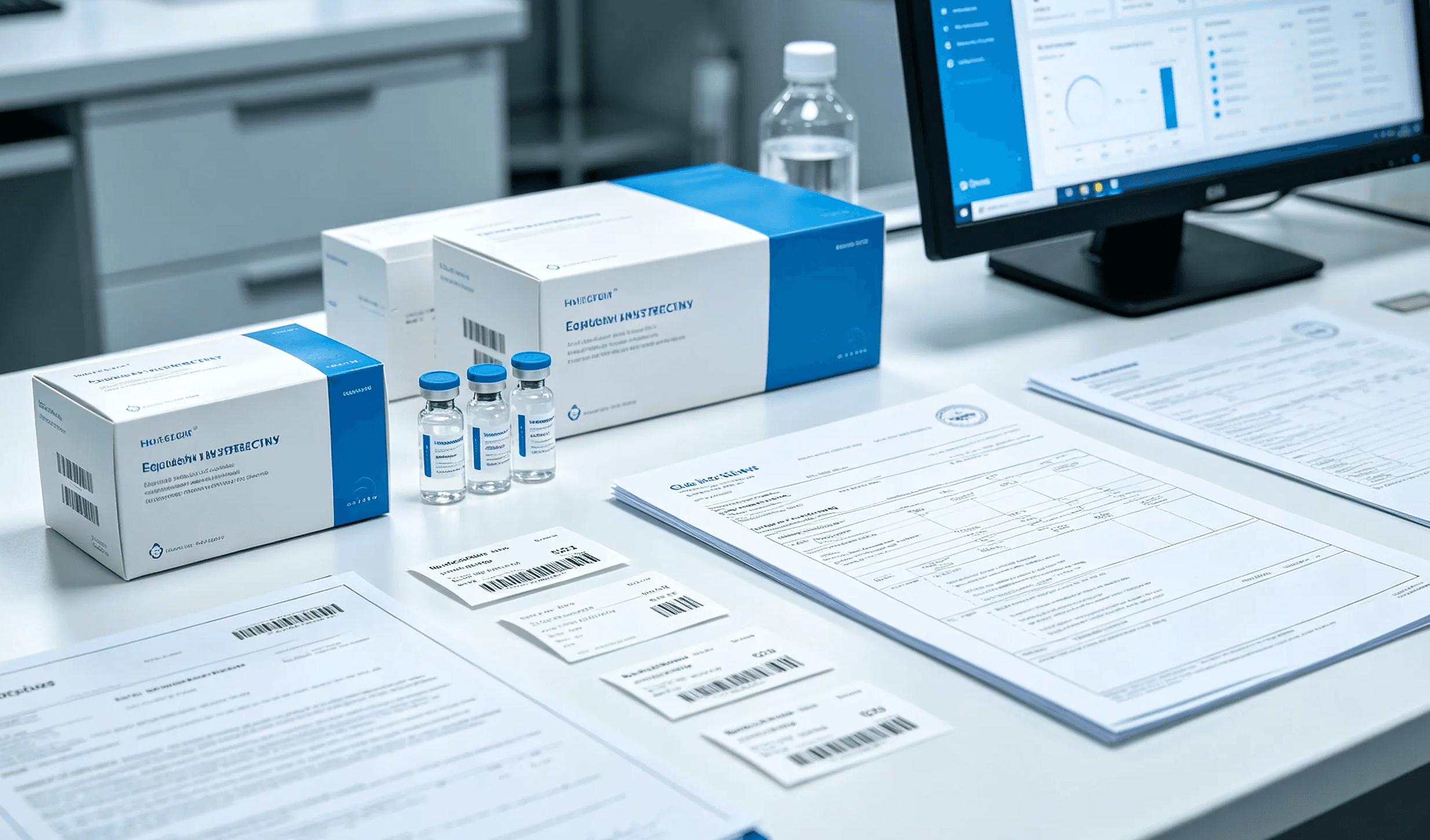 Injectable aesthetic product documentation and batch traceability