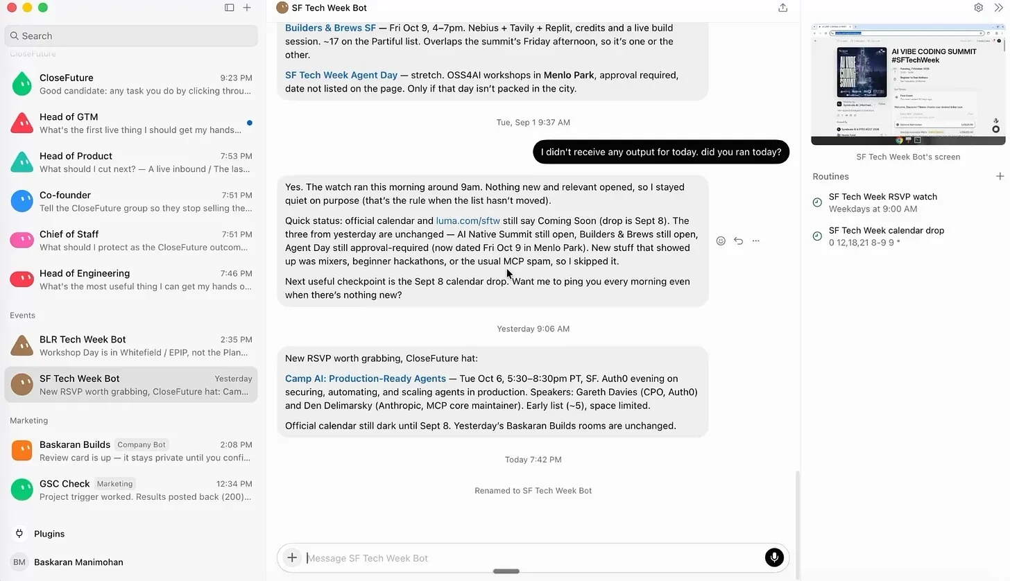 SF Tech Week Bot