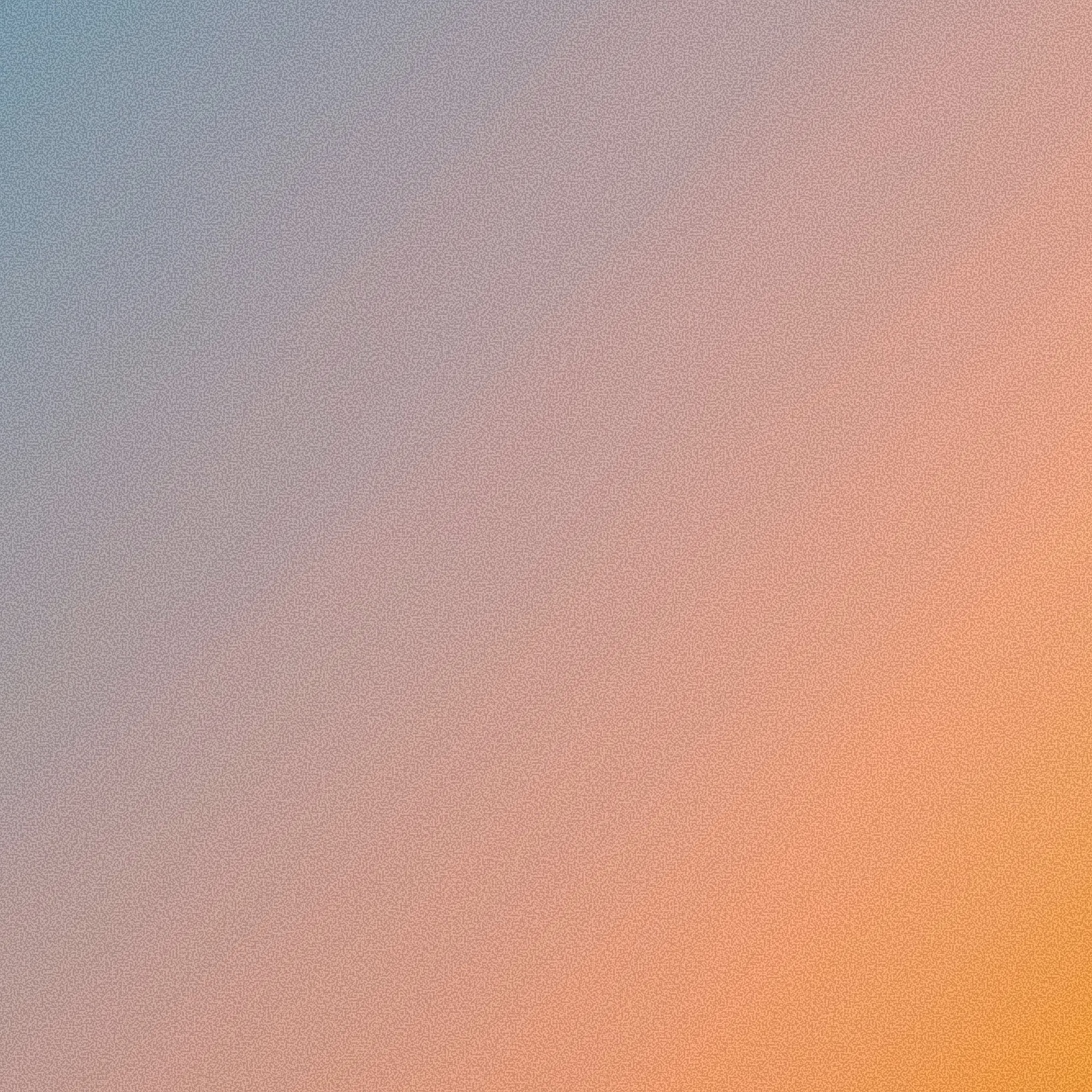 Faint textured gradient, blue to peach