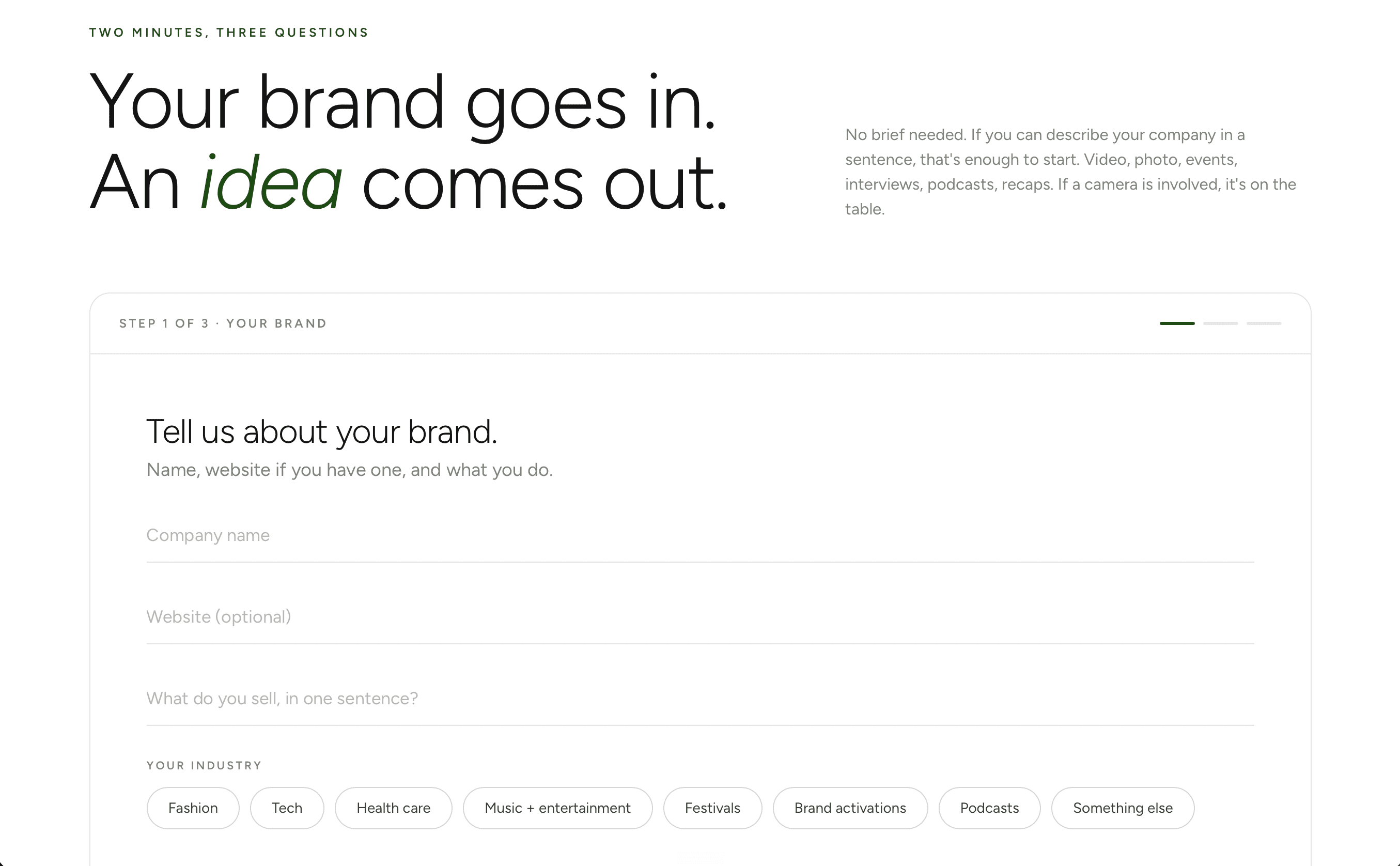 Video production and photography concepts for brands NYC - Raised Media Co.