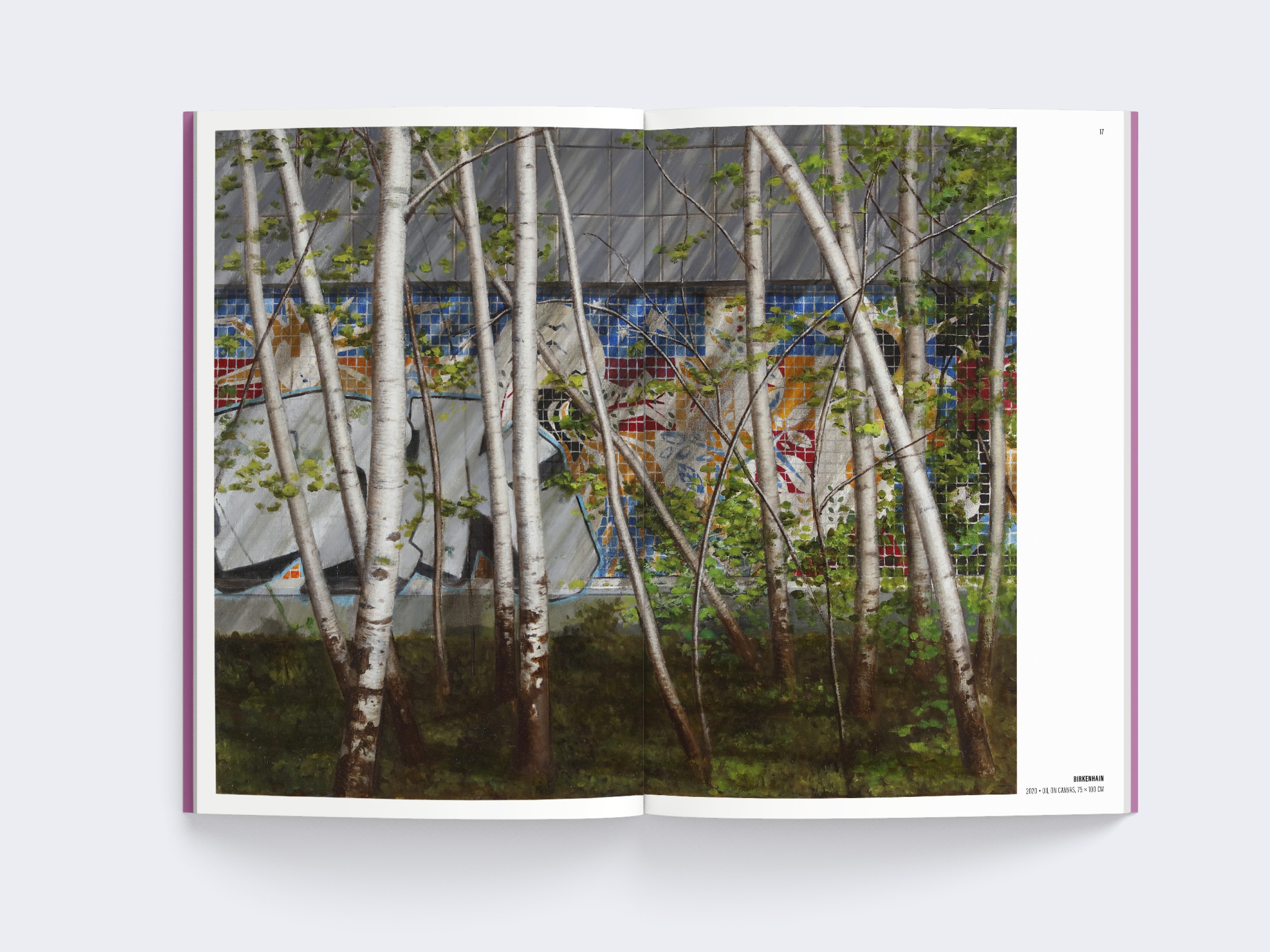 Katalog für die Ausstellung »Heartlands« im Kunstmuseum Ahrenshoop mit 32 Gemälden von Christian Thoelke.