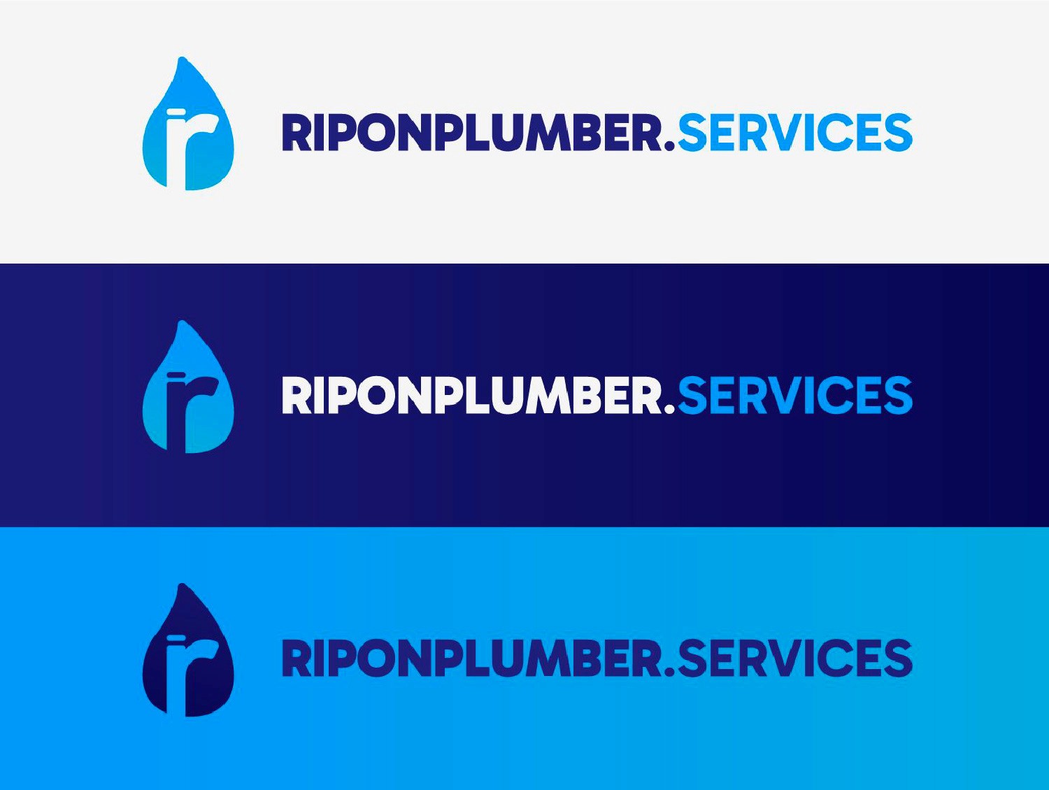 Ripon Plumber logo design by DesignGuru