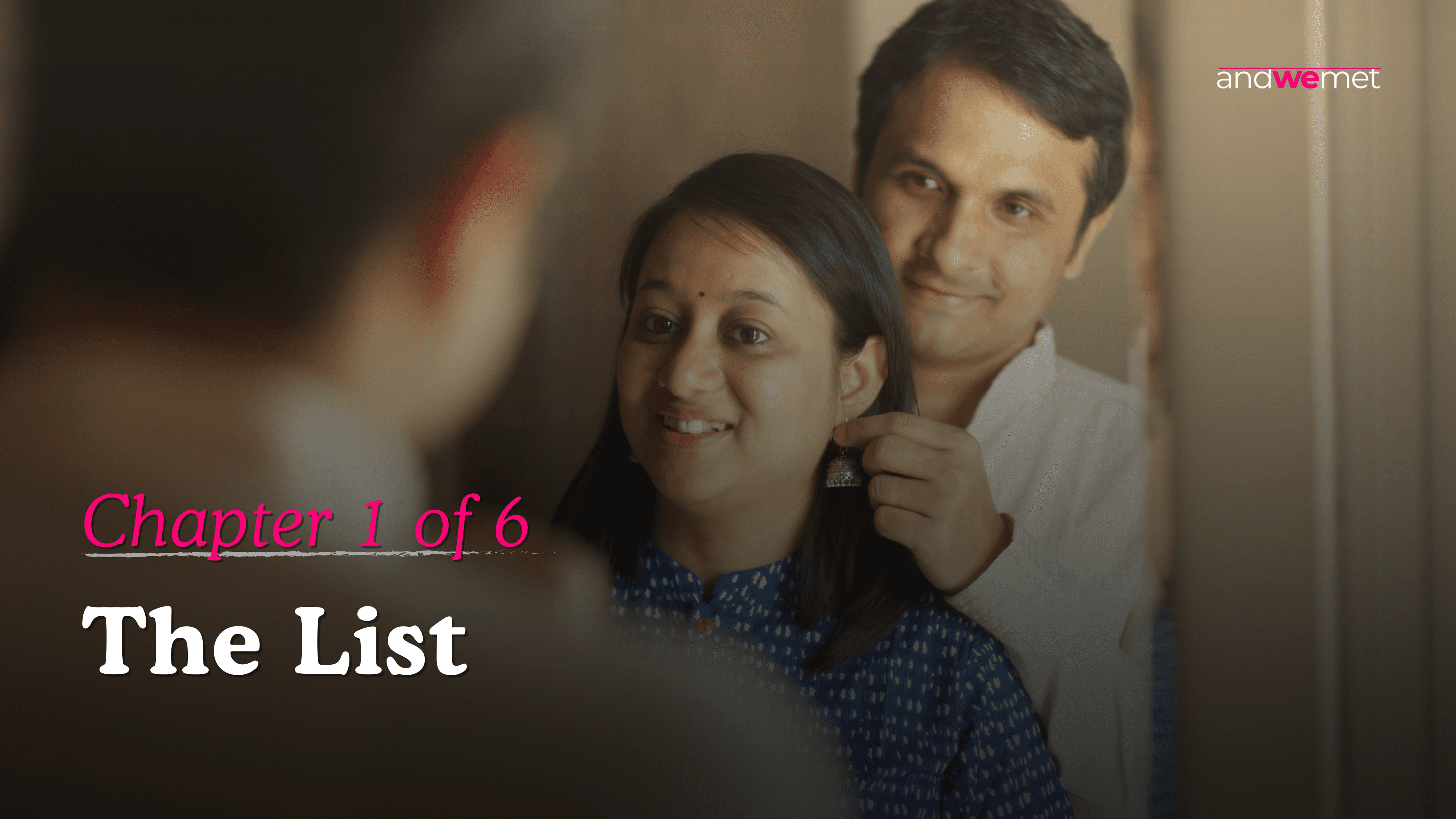 Indian couple in a tender moment representing emotional compatibility over a partner checklist — andwemet