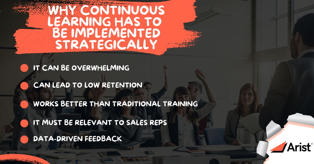 Why Continuous Learning Has To Be Implemented Strategically