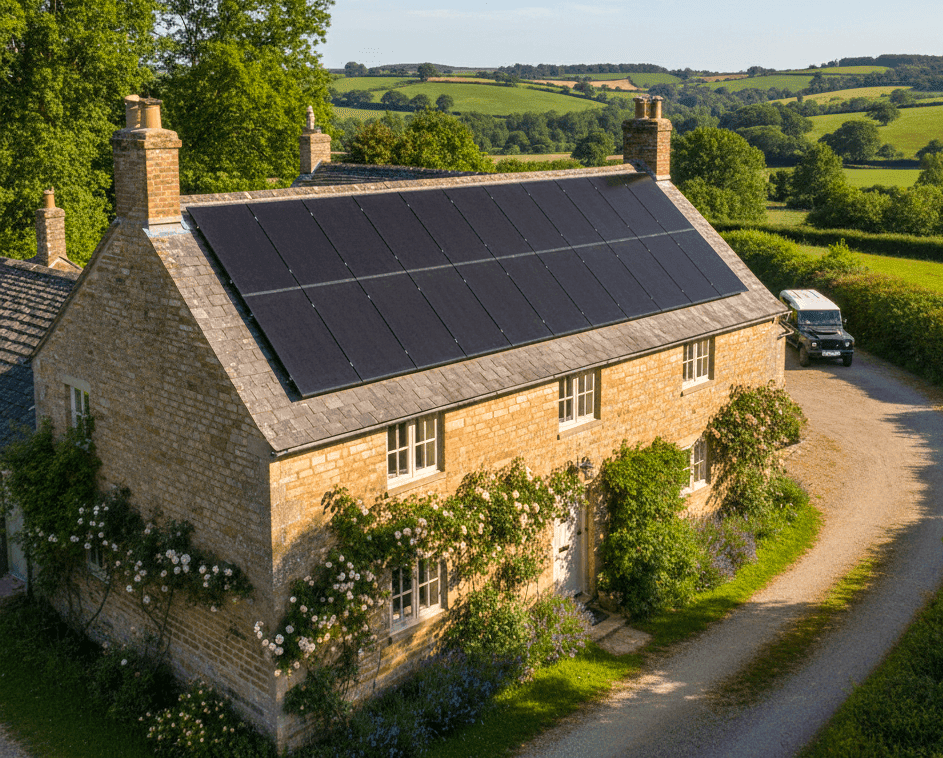 Residential solar installation