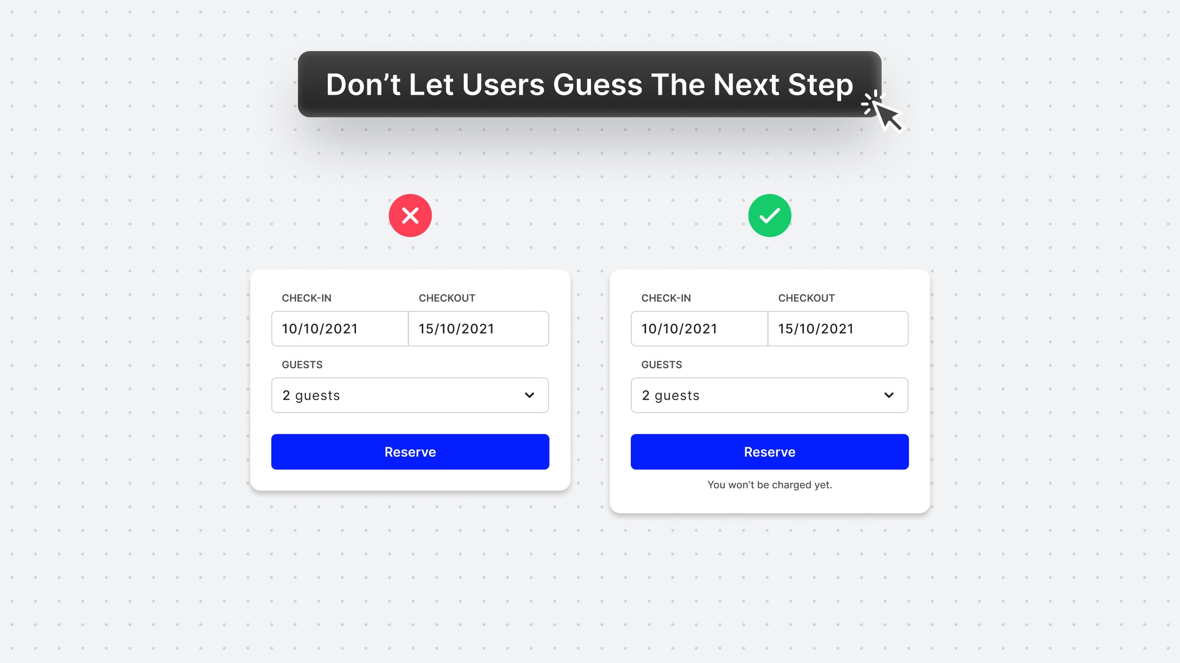 Inform Users Beforehand
