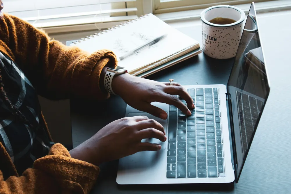 Woman on laptop 