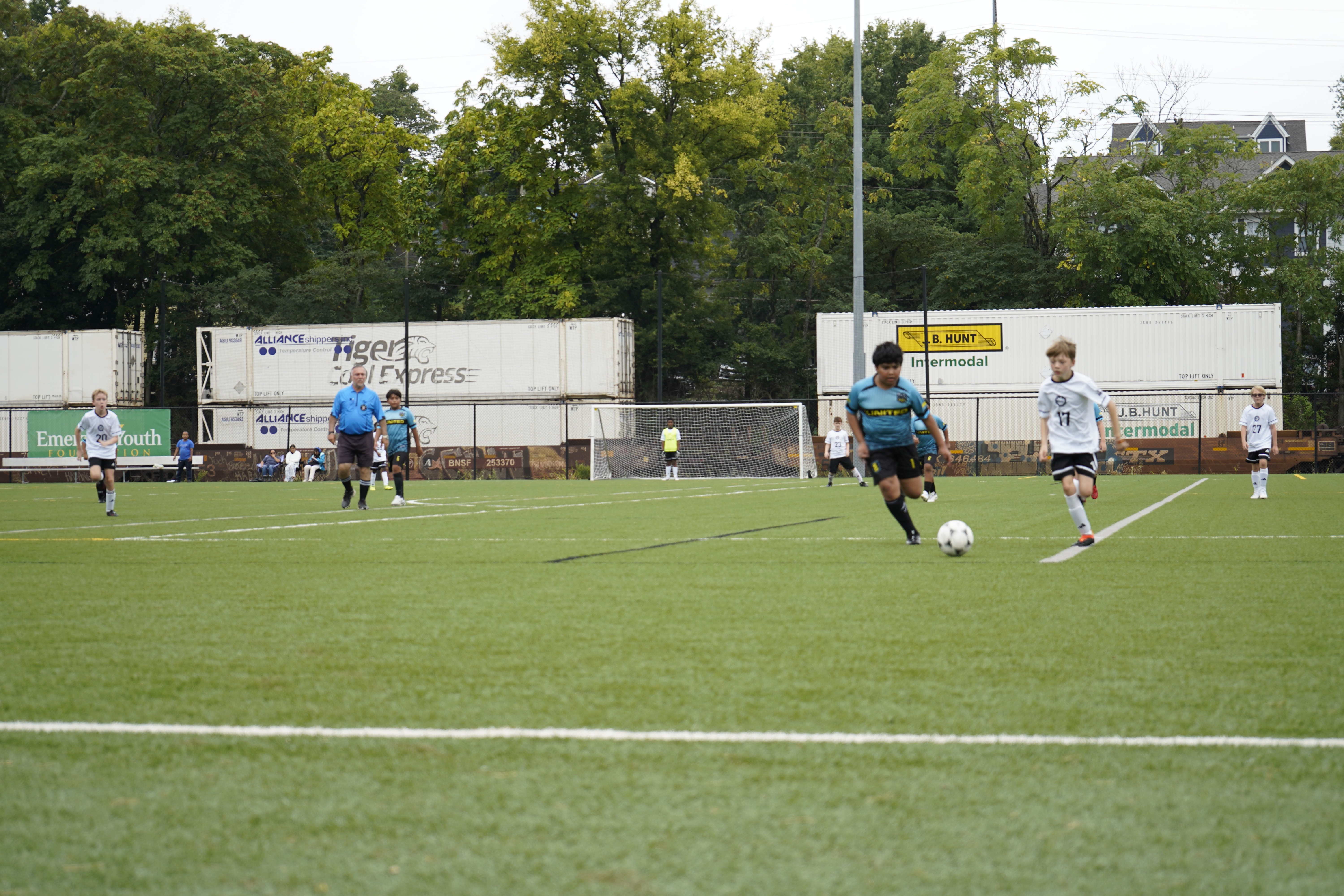 Group of men surfing