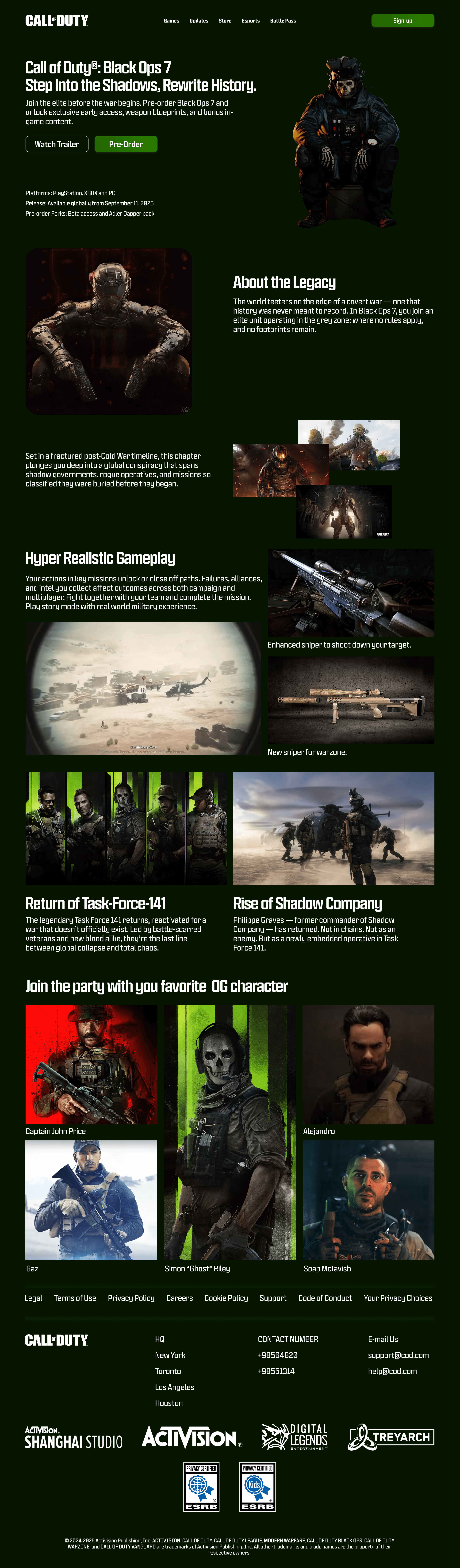 Gaming Site Redesign by Touhid.