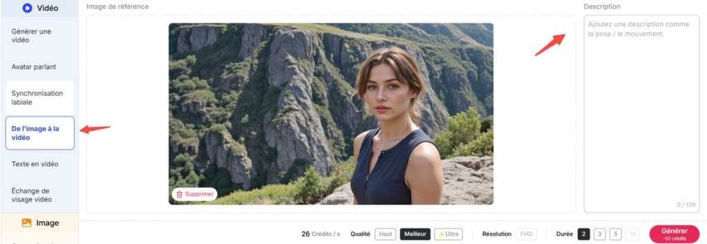 faire parler une image