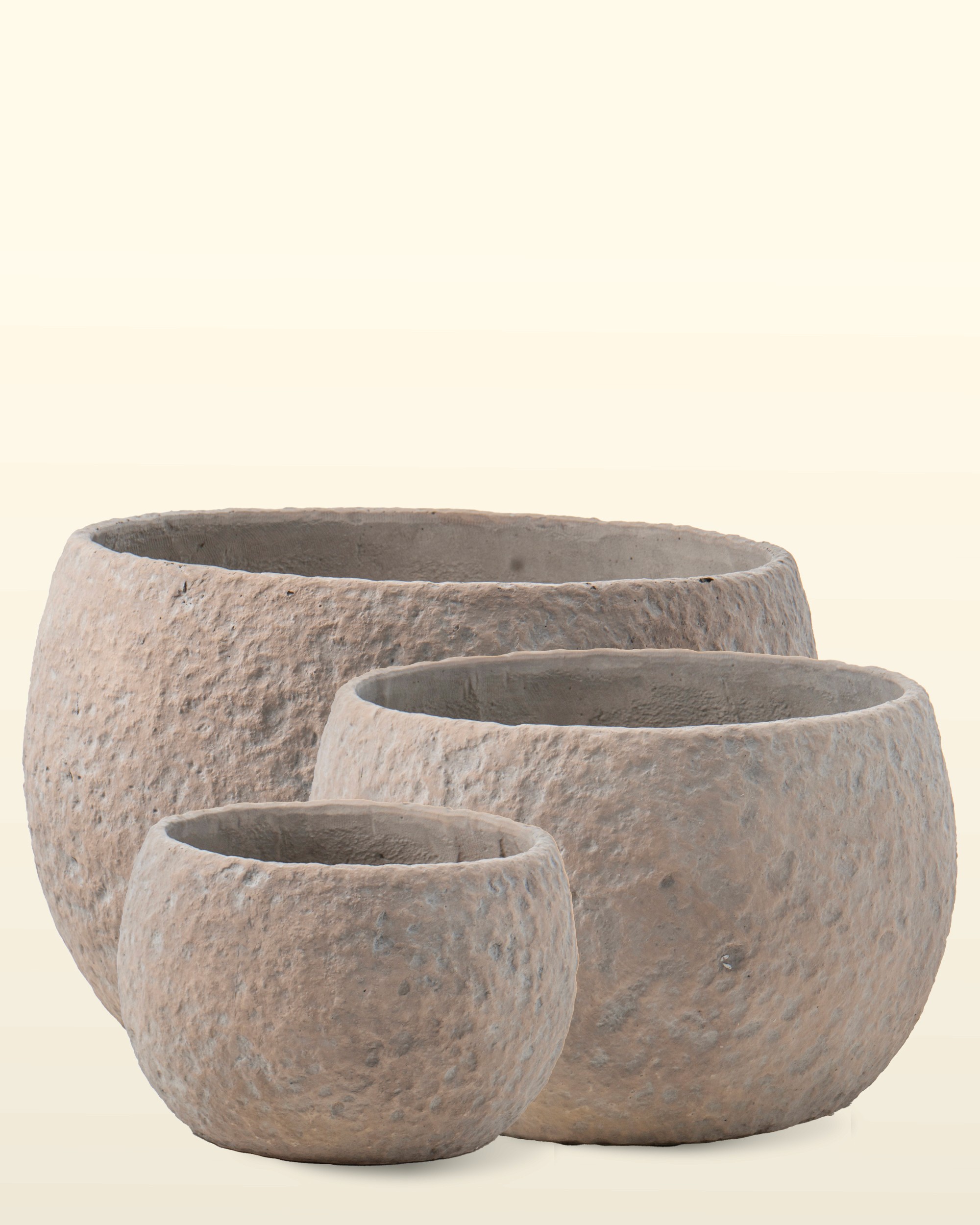 حوض فايبر كلاي بيج داكن — 41.5×41.5×26 سم — البيت الأخضر