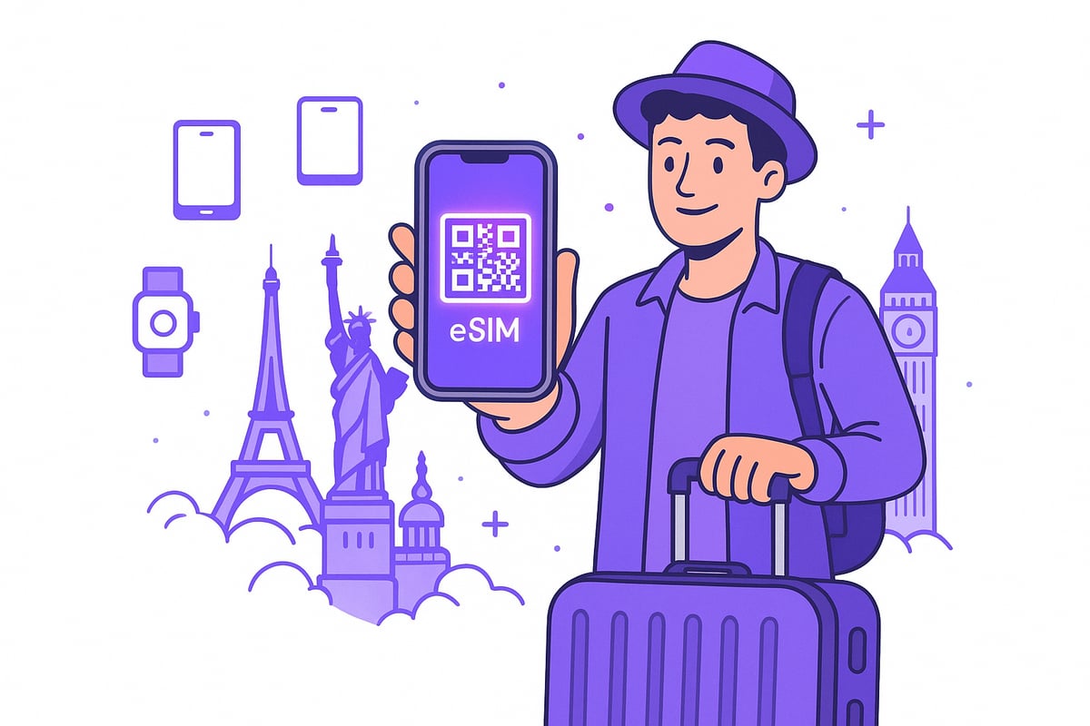 How to Set Up and Use a Global Data eSIM in 2025