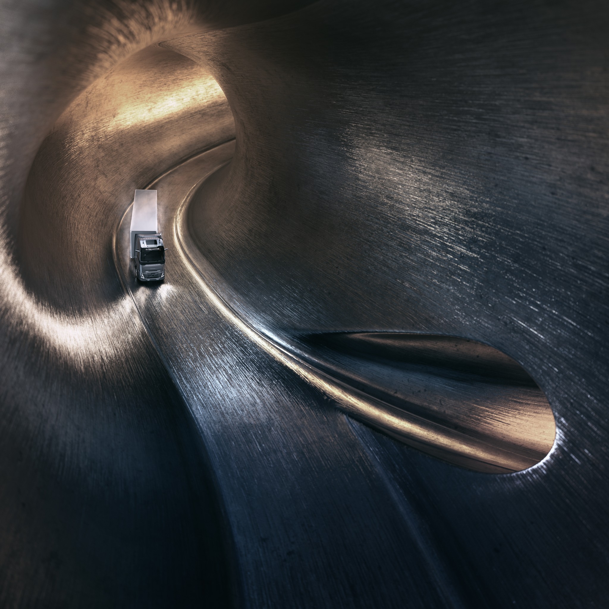 Volvo Trucks - turbo turbine engine scape