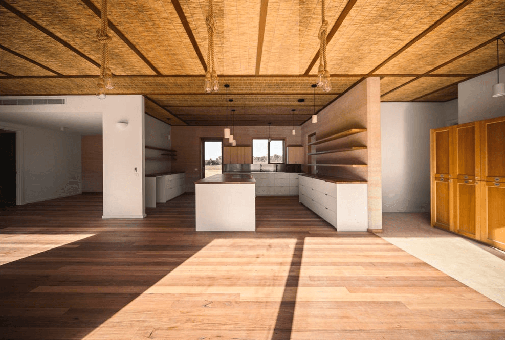A very spacious living area showcases the beauty of the house.