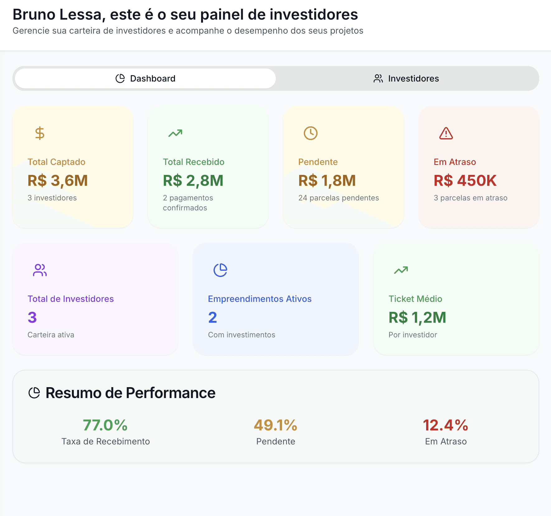 An image of Freelio's budget ui