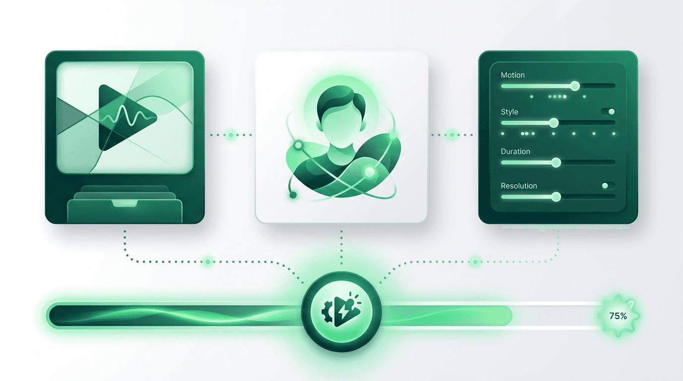 Kling Motion Control generation interface