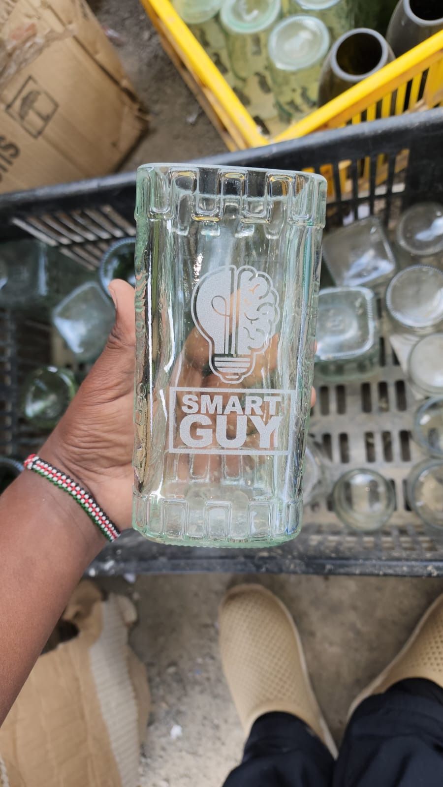 A “Smart Guy” EcoBitz glass