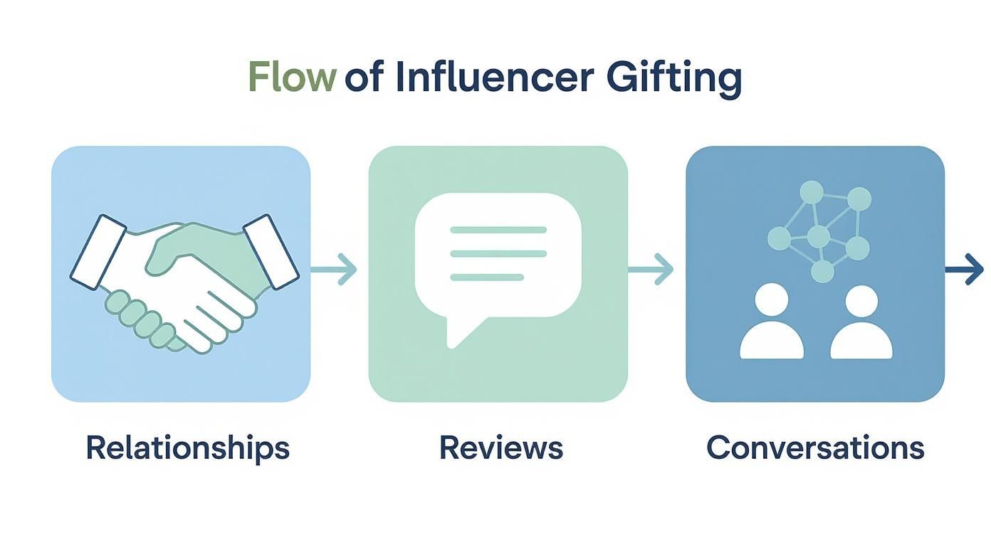 Infographic about influencer review program