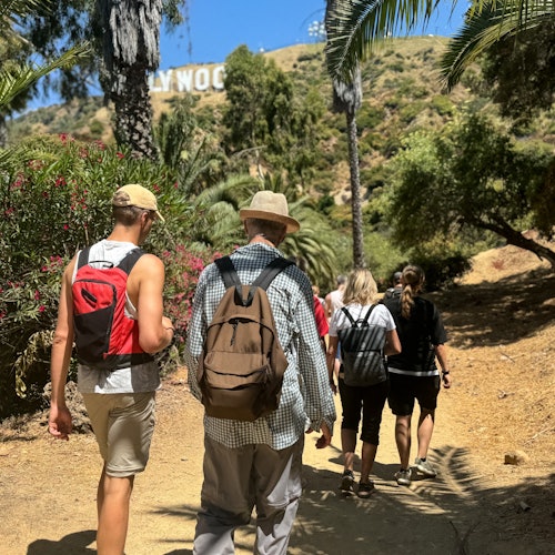 Enjoy the scenic trails of Griffith Park on your way to the Hollywood Sign