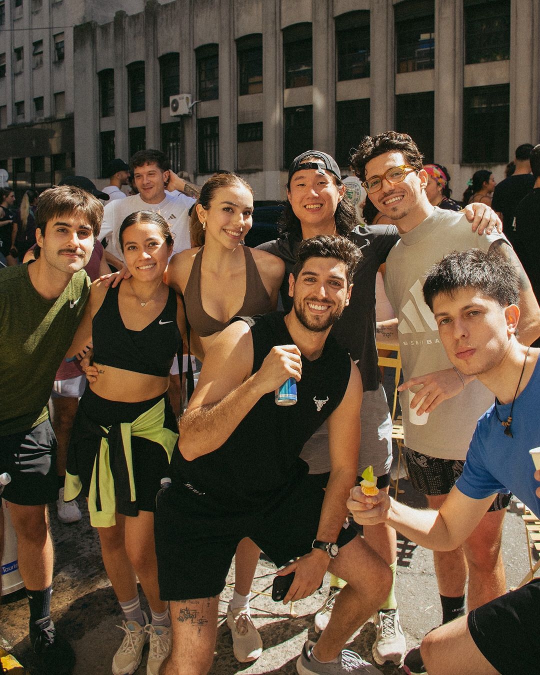 a man and woman dancing