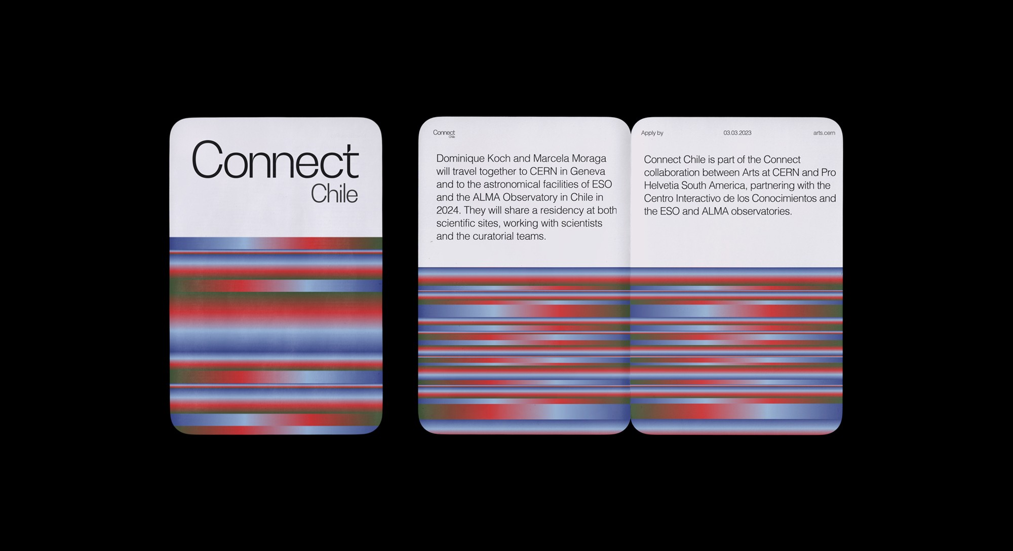 Poster Card of artistic residence Connect by Arts at CERN