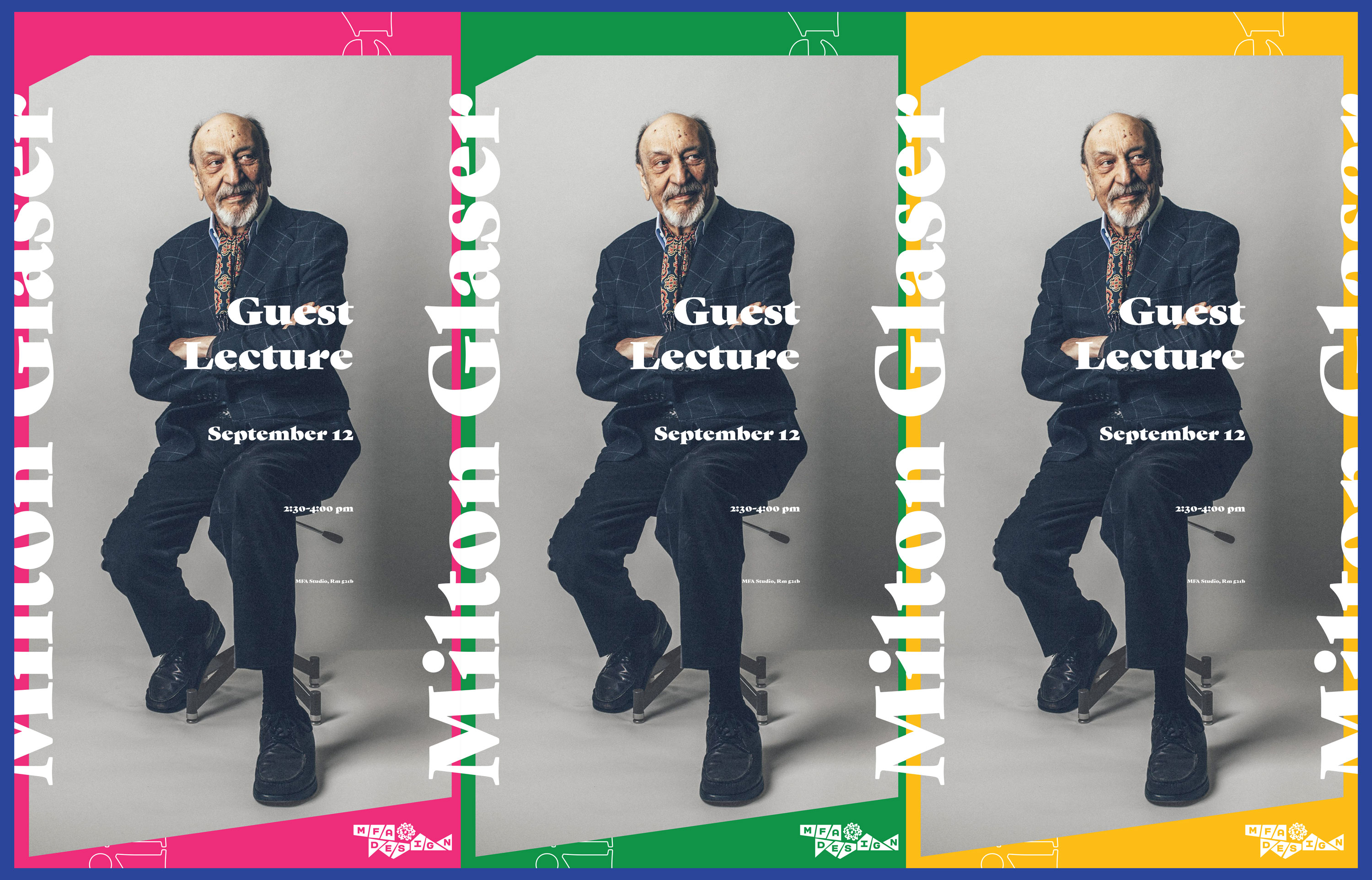 Milton Glaser lecture poster