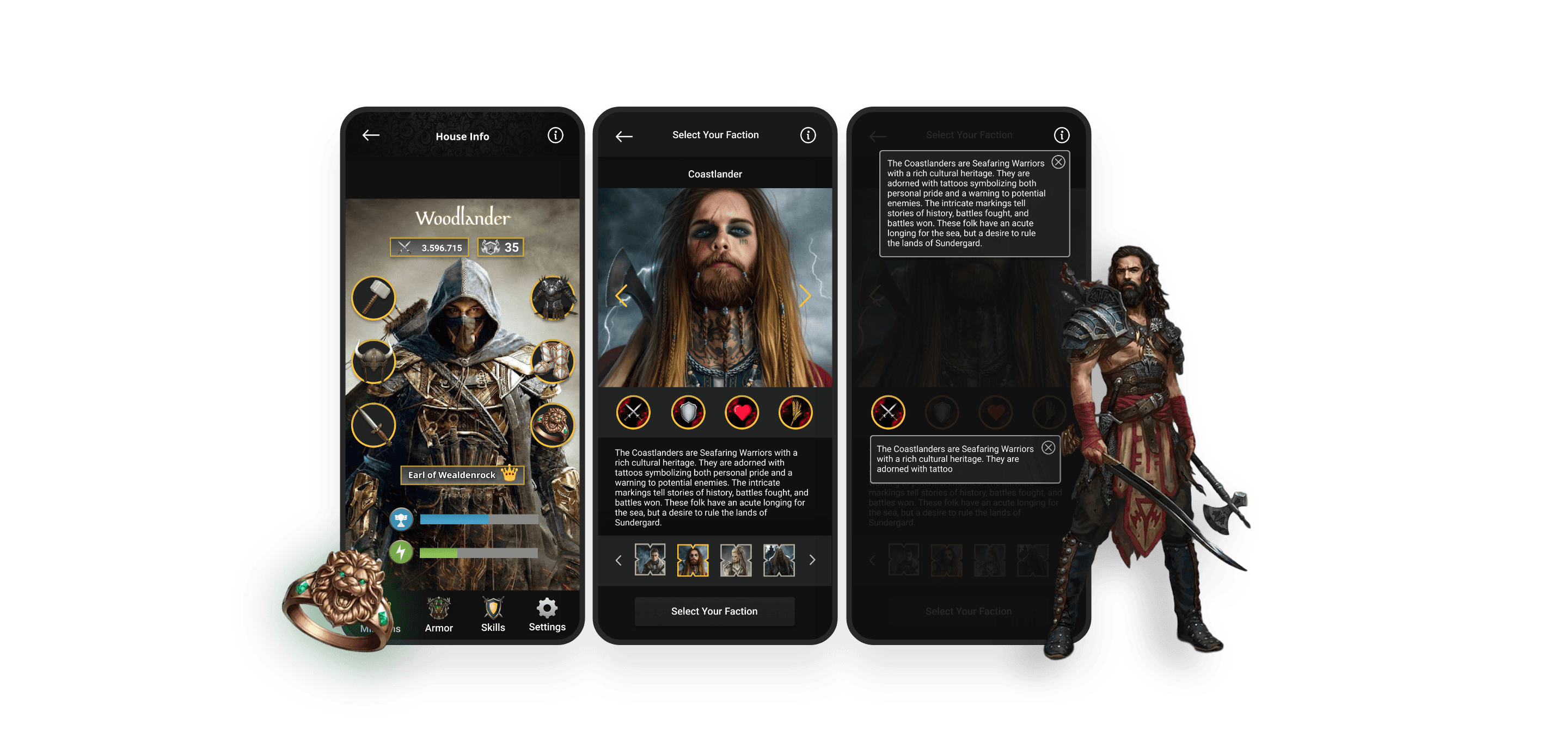 Mobile Screen Designs of this project.