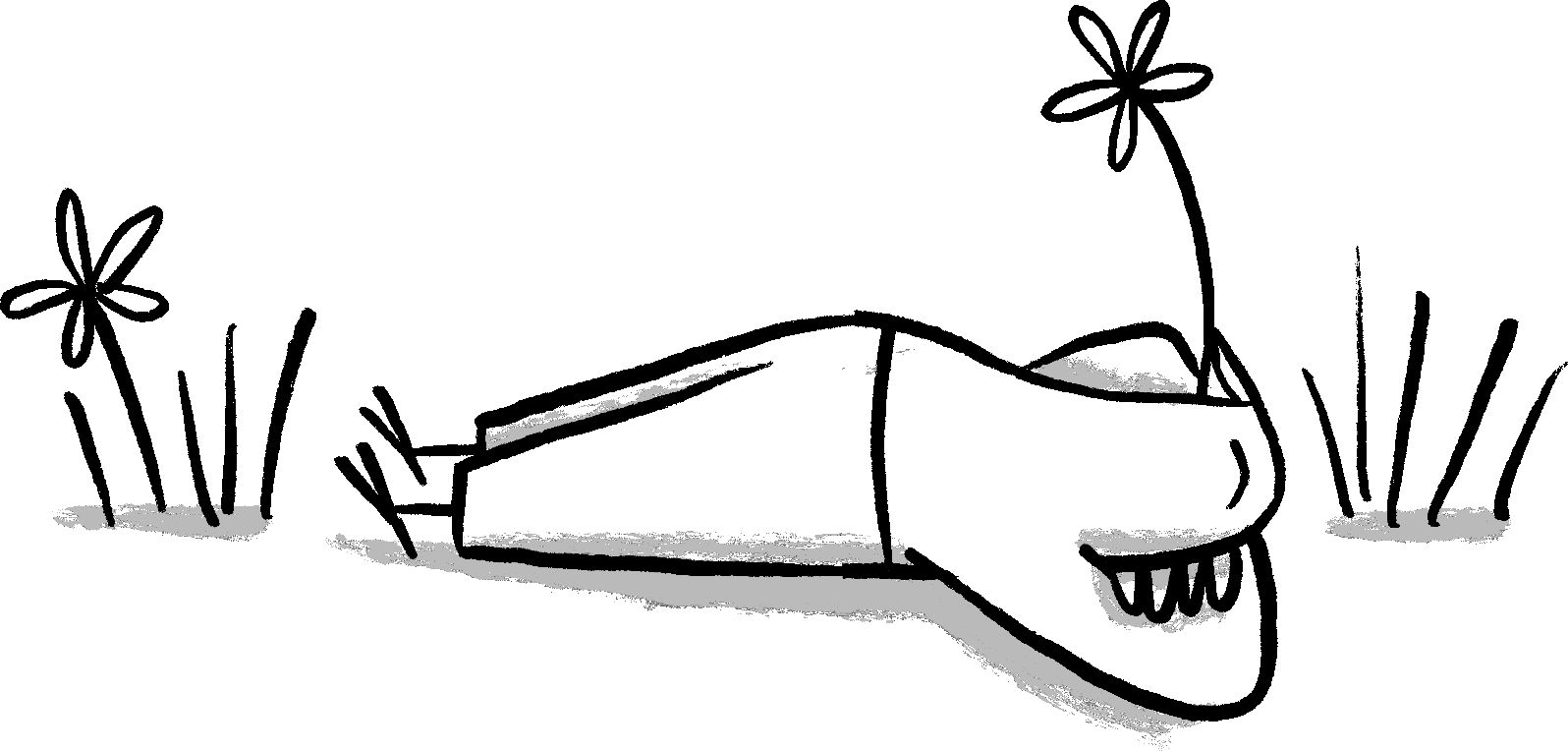 Illustratie van Jimmy: rusten omdat alles is geregeld