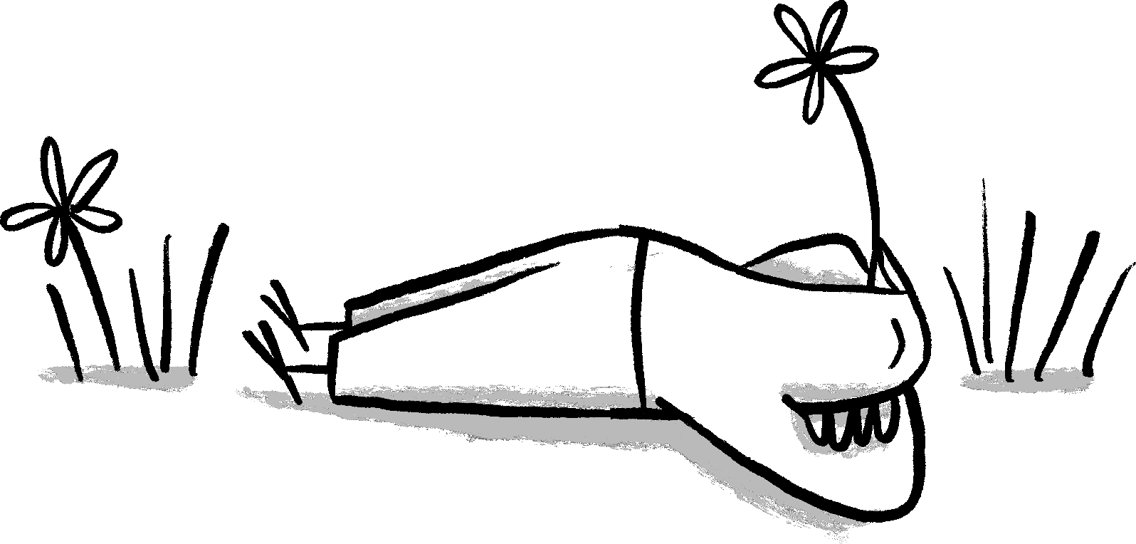 Illustratie van Jimmy: rusten omdat alles is geregeld