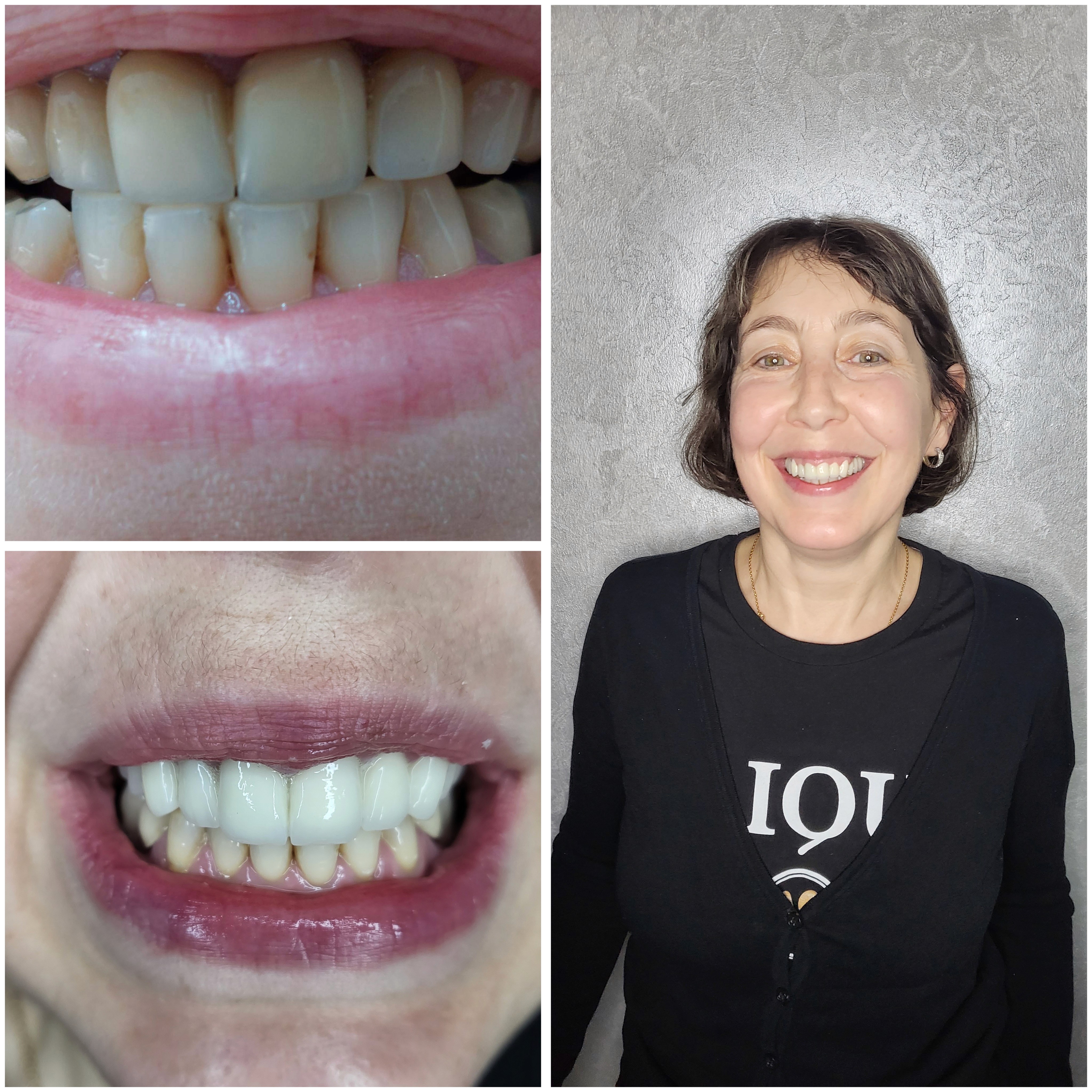 Beautiful woman smiling at the camera