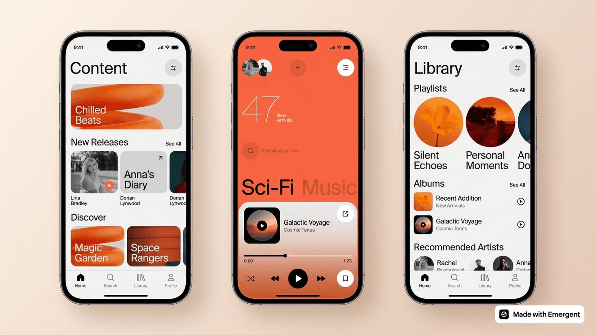AI App builder to build music app