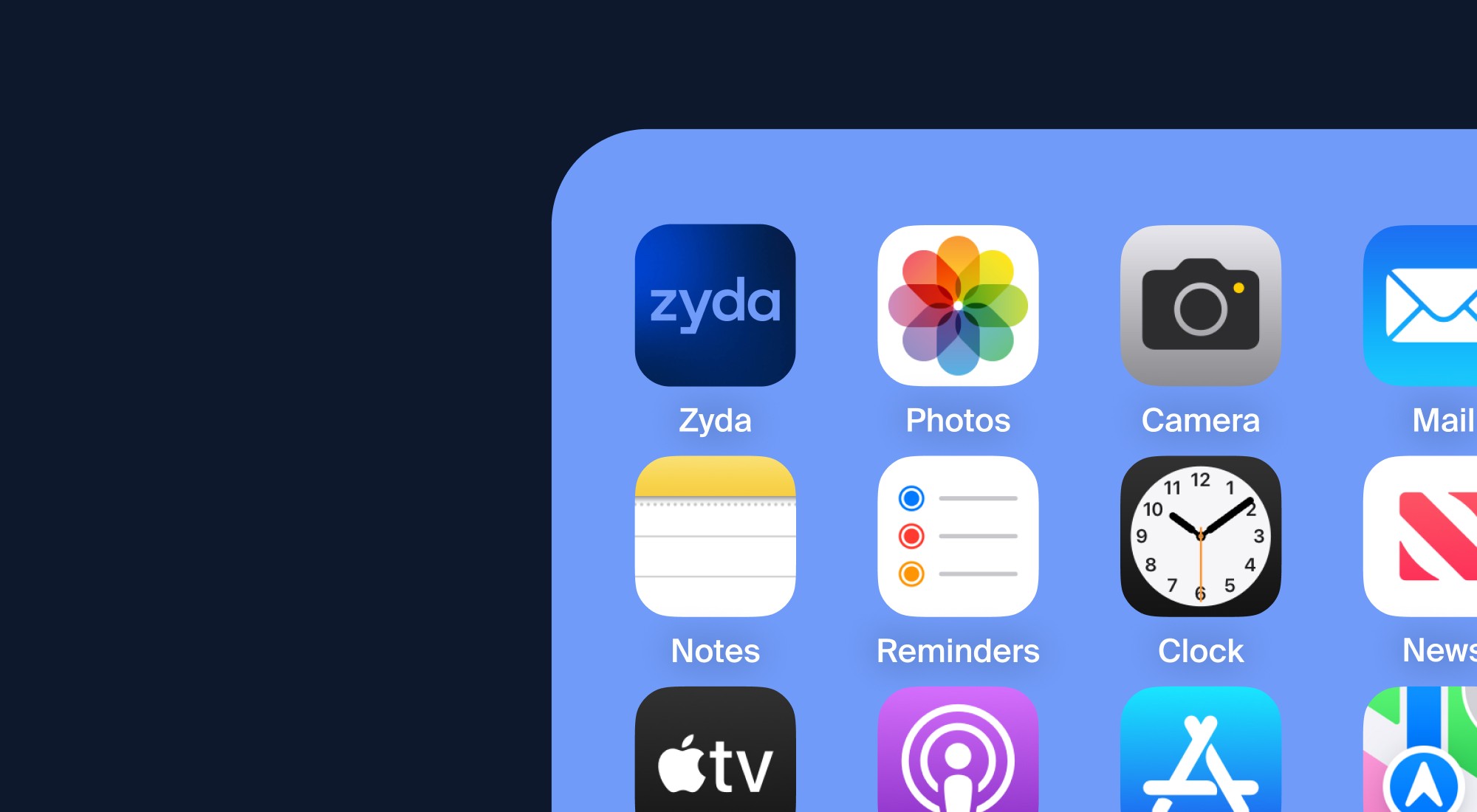 zyda app icon design