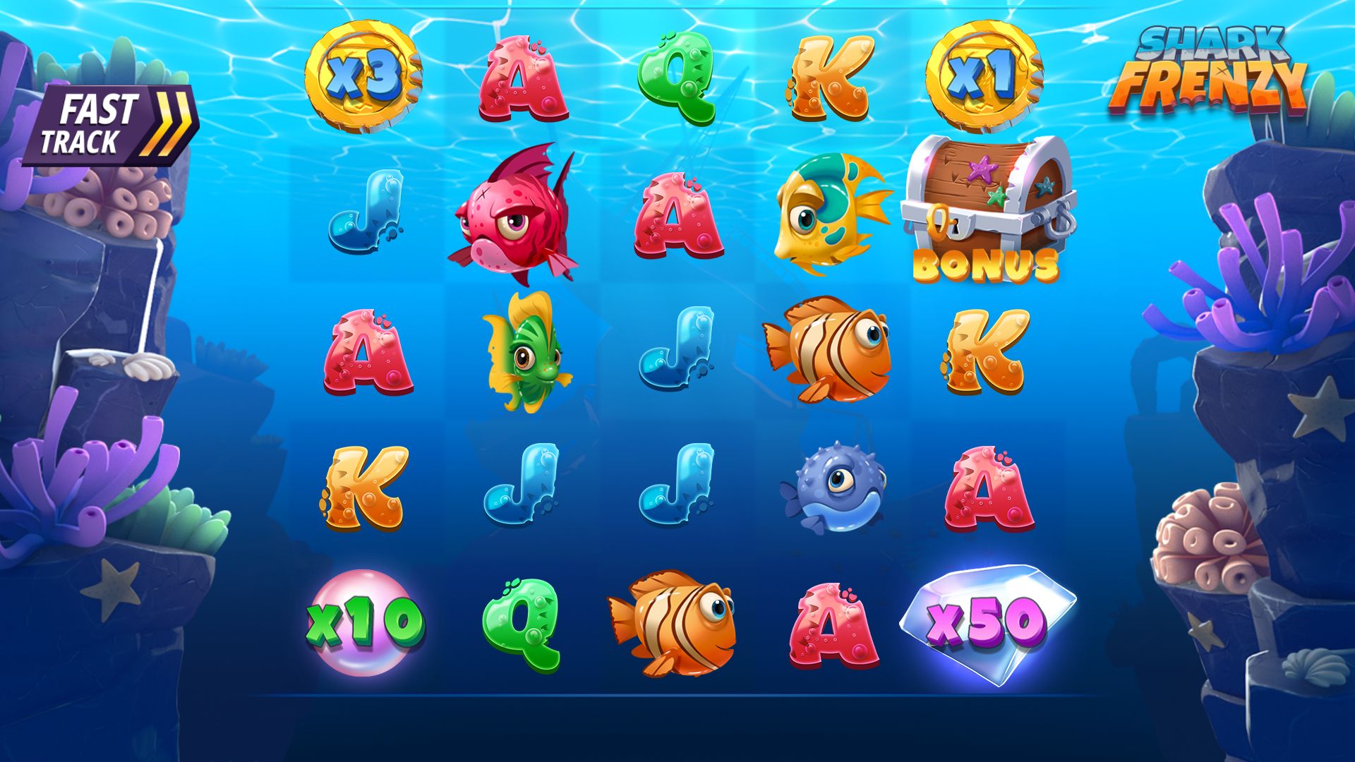 Shark Frenzy - base game Slotmill