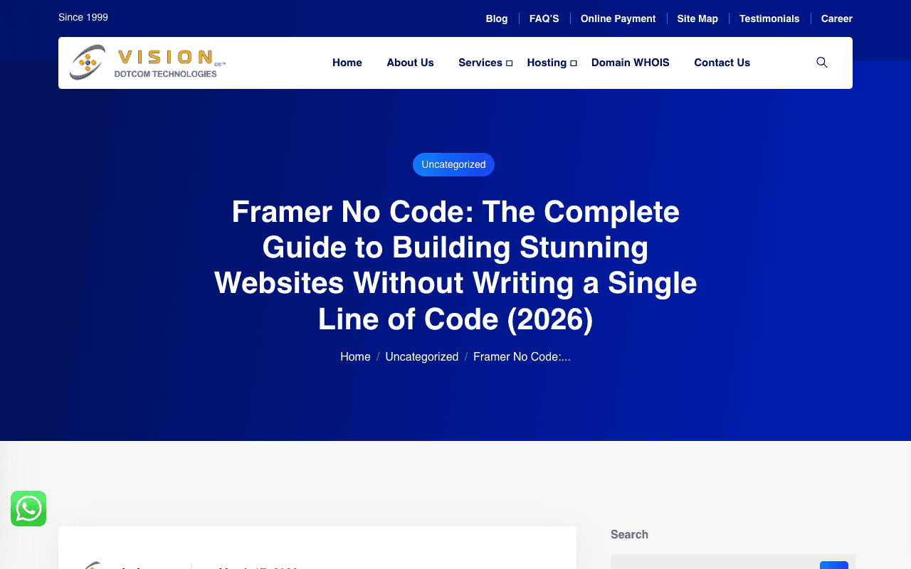 Vision.pk Framer Guide екранна снимка