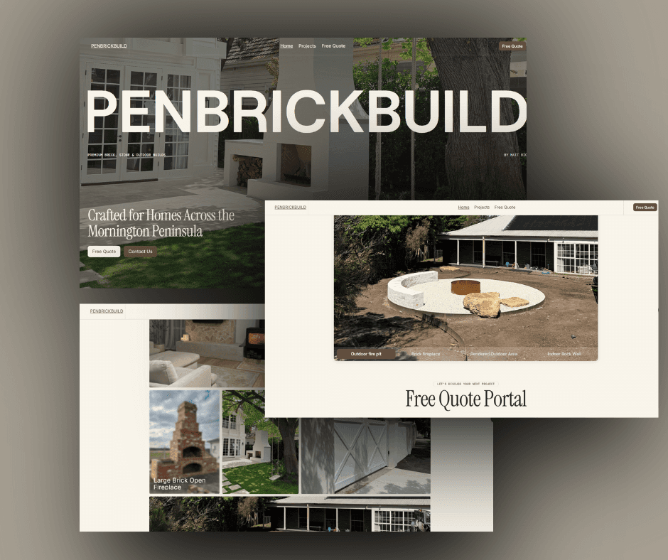 Modern portfolio website