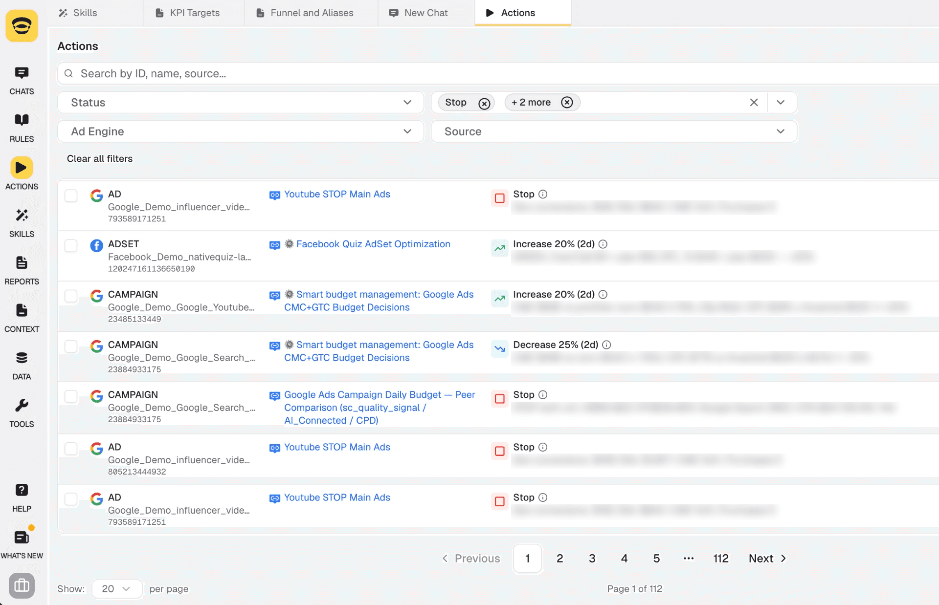 Plurio automated actions for TripleTen