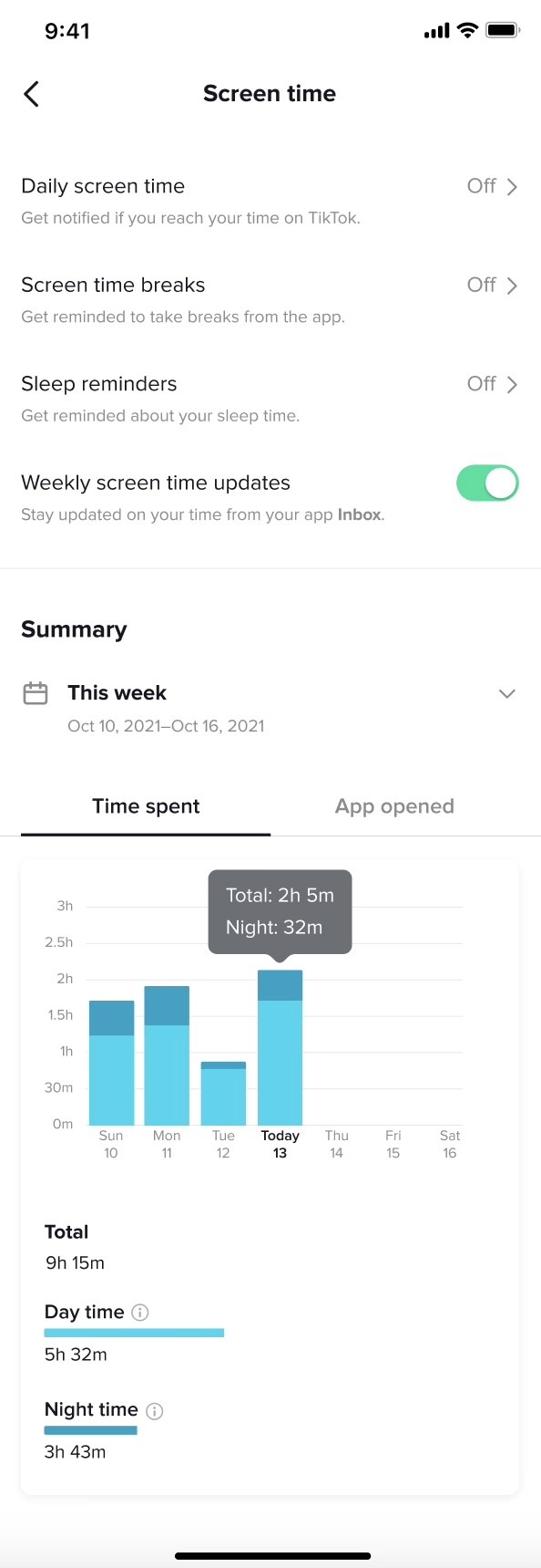 Screenshot of the Refresh your For You feed feature on TikTok