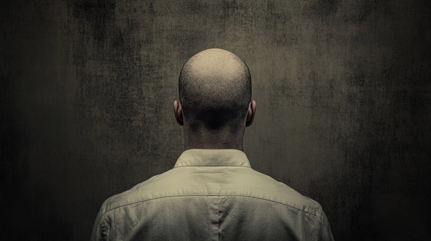 Balding man