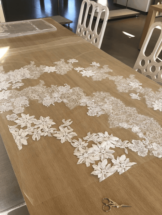 Oscar de la Renta: Lace Placement Development