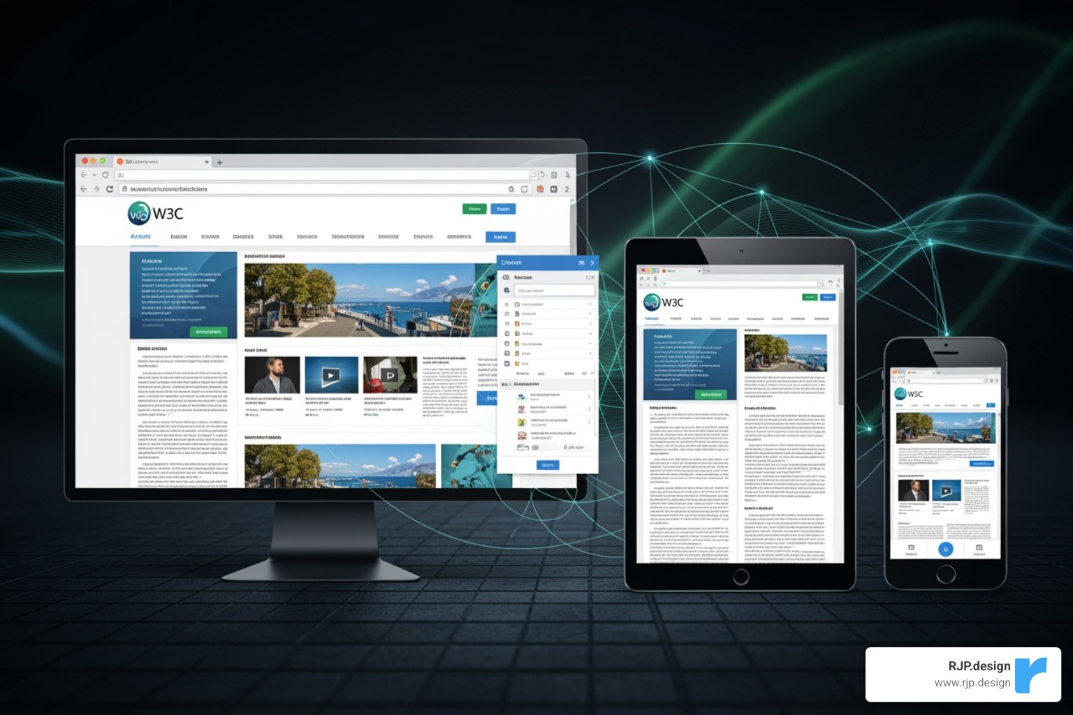 Viewport meta tag code snippet - responsive web design w3