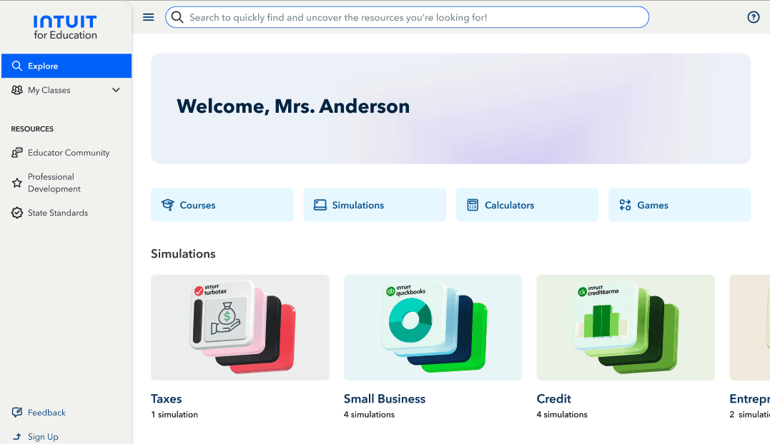 An image showing the updated search experience as a search bar.