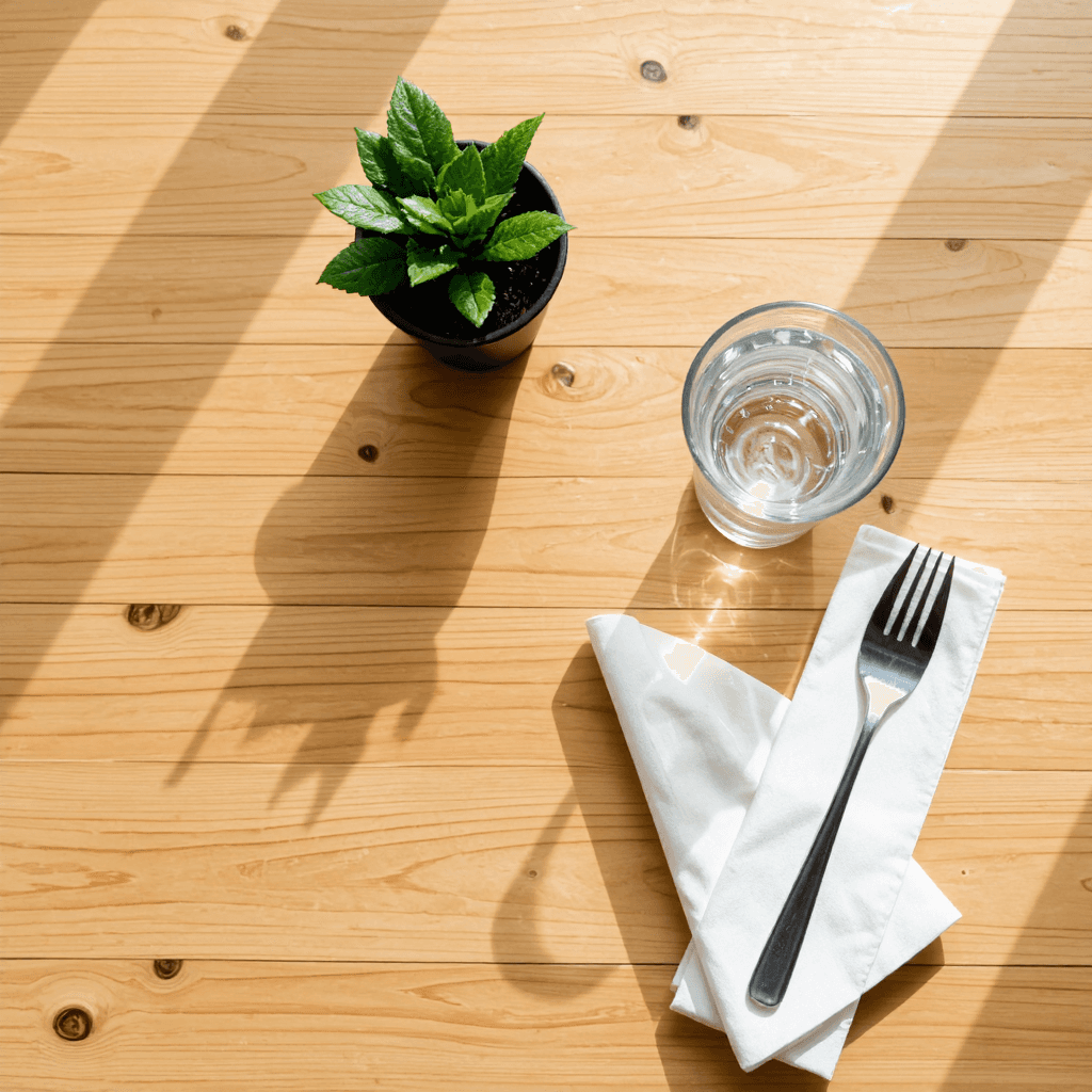 product photography of small glass