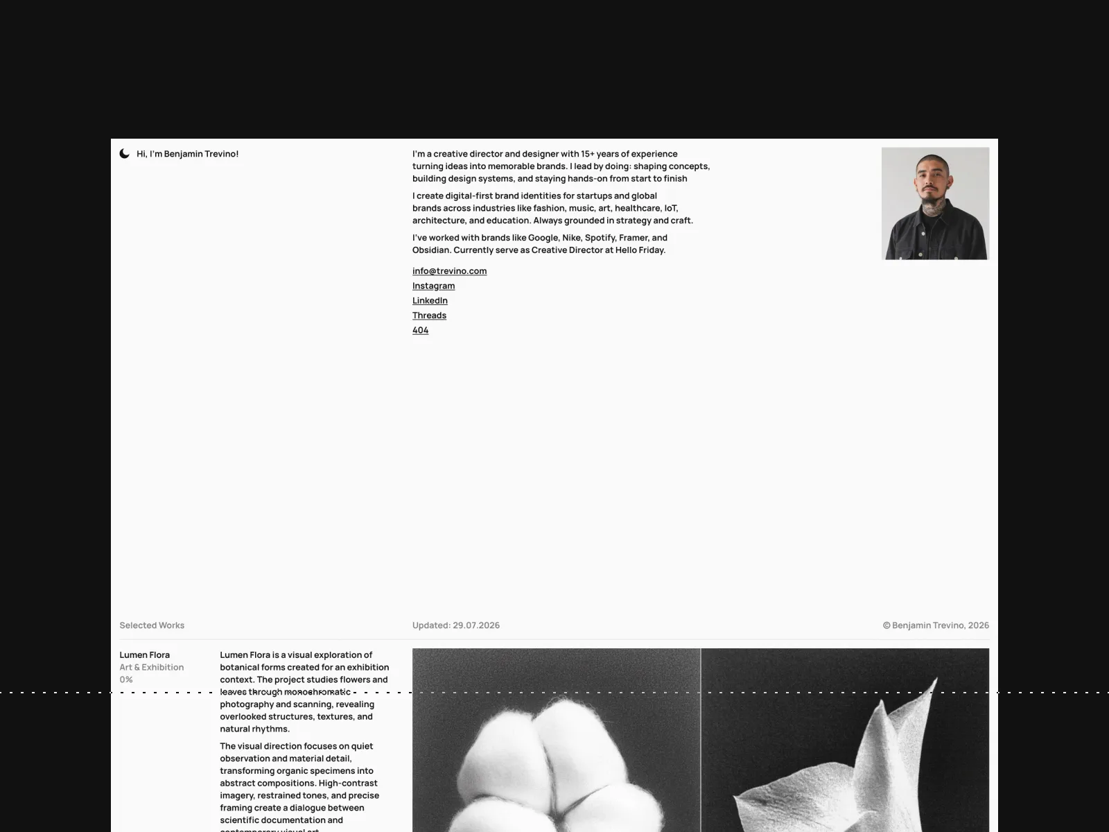 Preview of the Plyń template layout