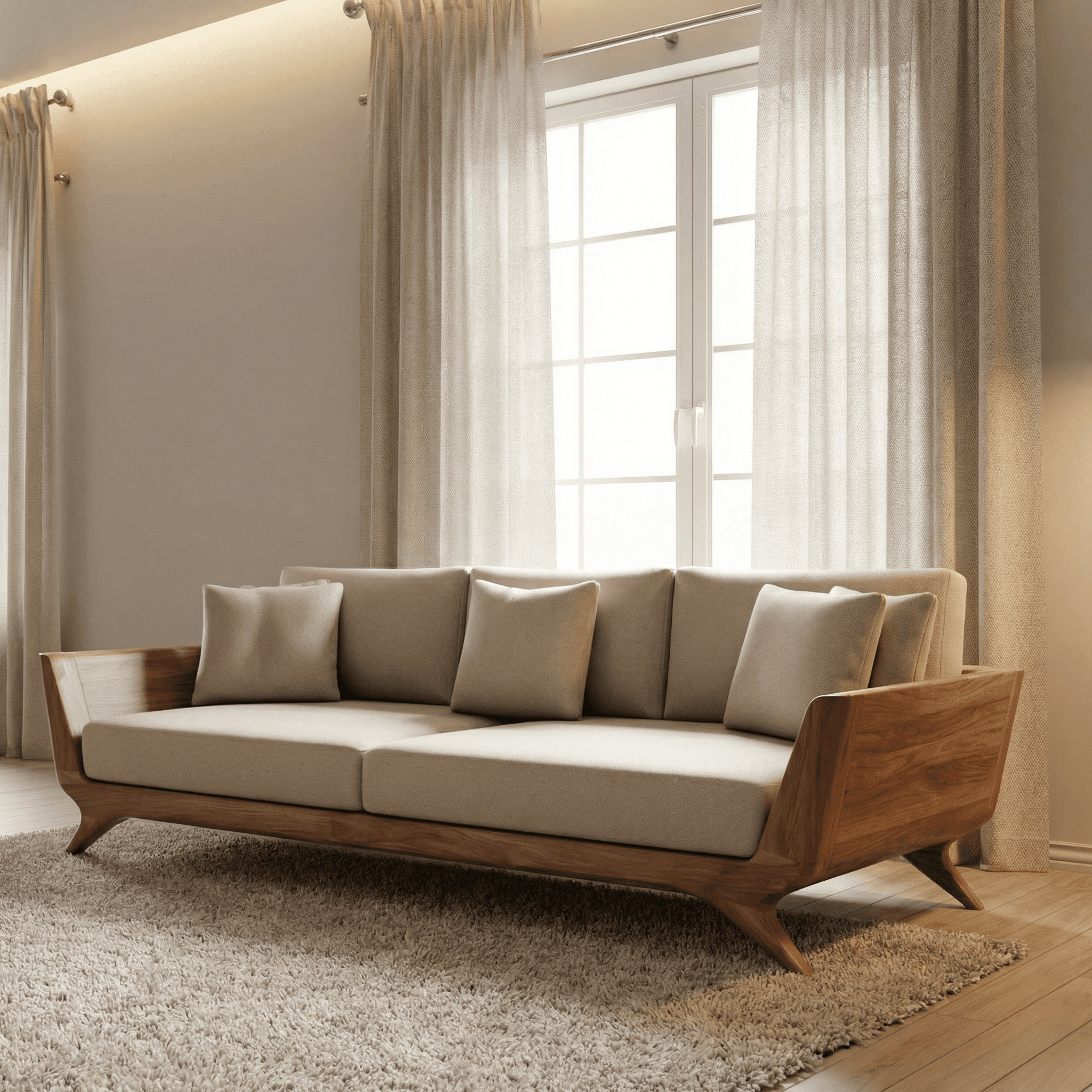 Stryker designer sofa with bold structure and premium upholstery