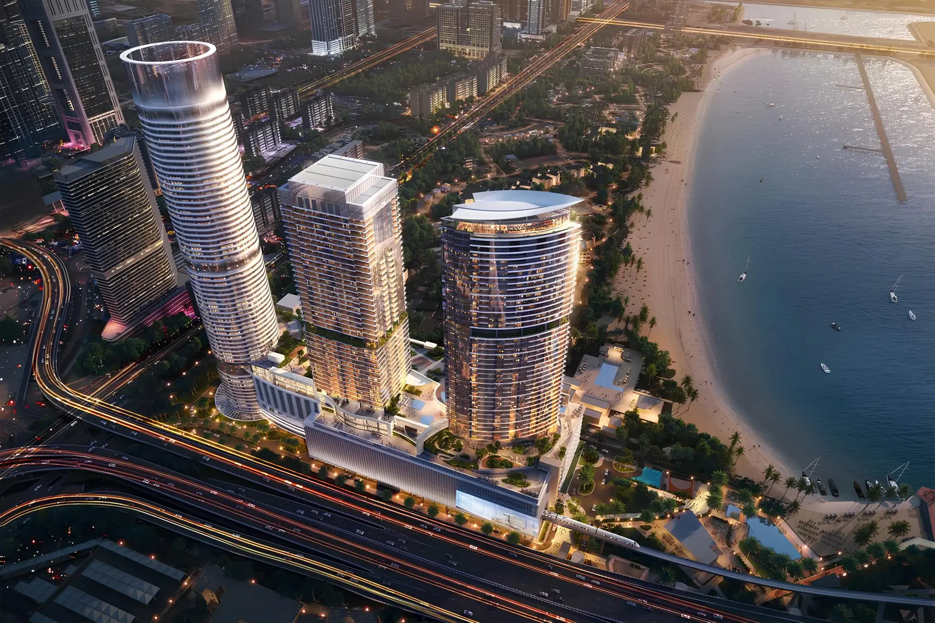 palm beach tower 3 by nakheel developers