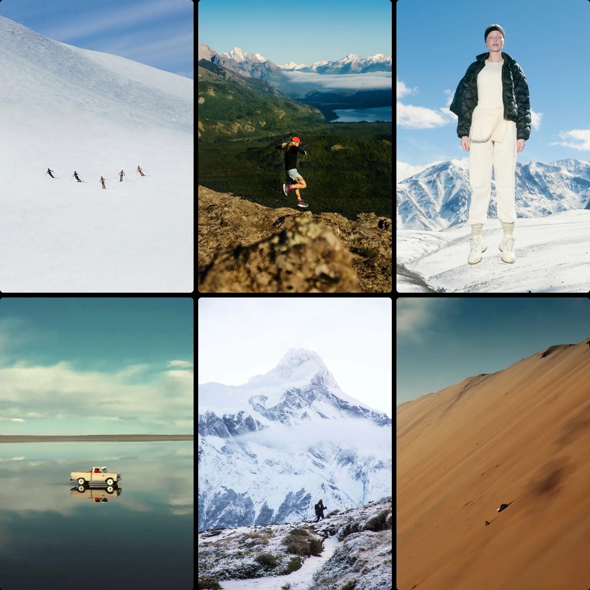Grilla de proyectos de La Casa Films con producciones en nieve, montaña, salar y desierto de Chile y Argentina.