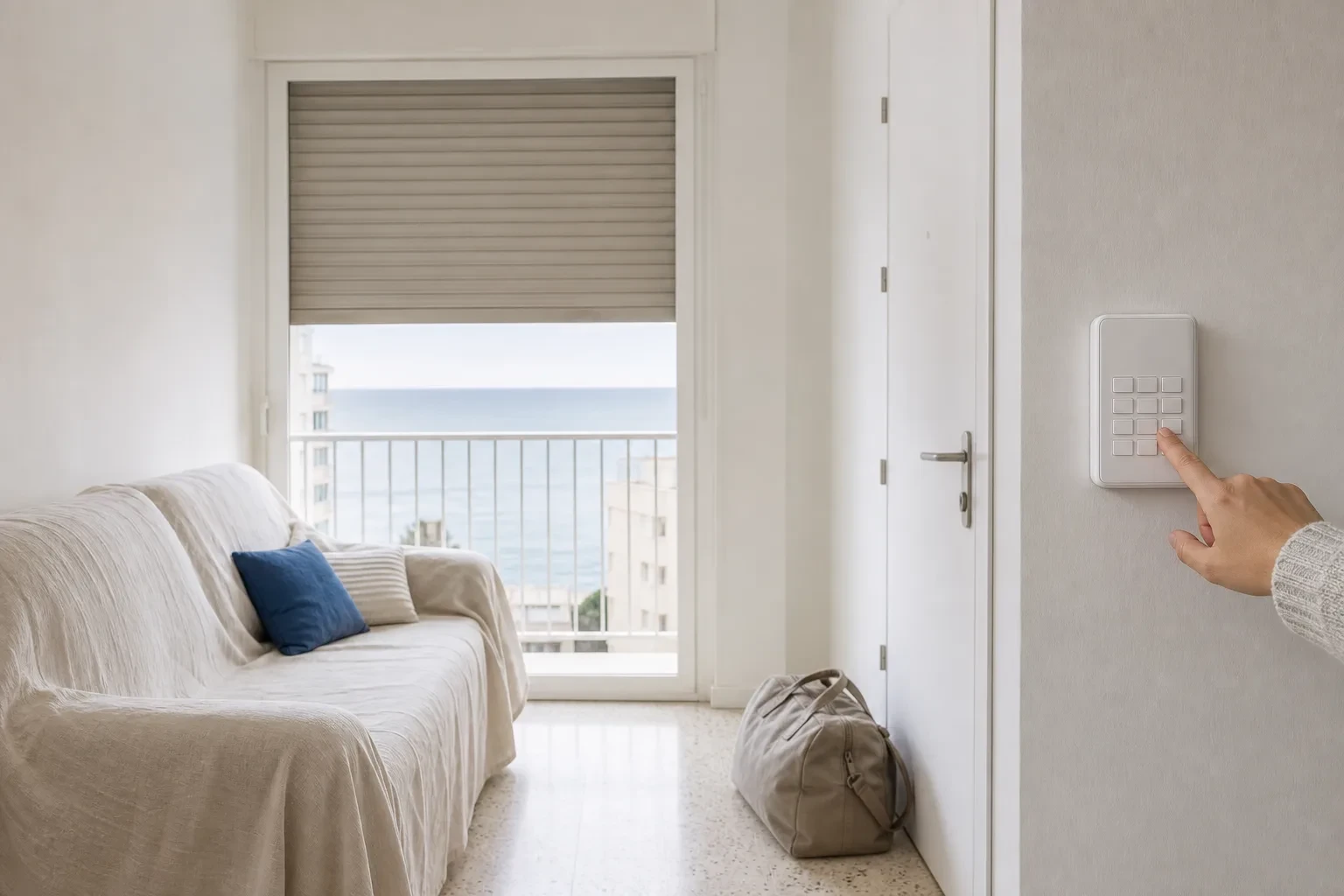 Propietaria arma la alarma de su casa de la playa en Tarragona antes de cerrarla para el invierno